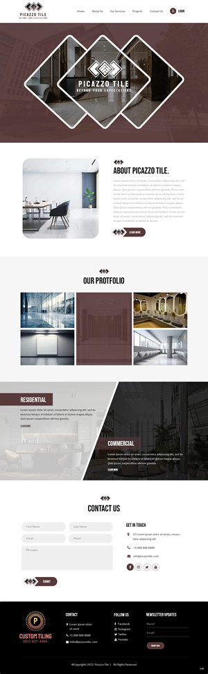Web-Design von pb für Picazzo Tile  | Design: #31098408