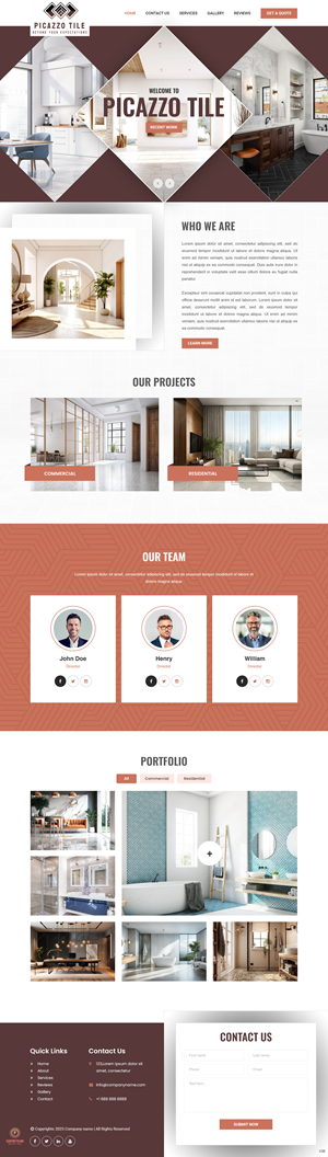 Web-Design von pb für Picazzo Tile  | Design: #31098409