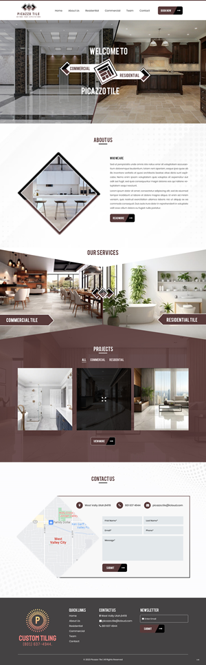 Diseño Web por pb para Picazzo Tile  | Diseño: #31098410