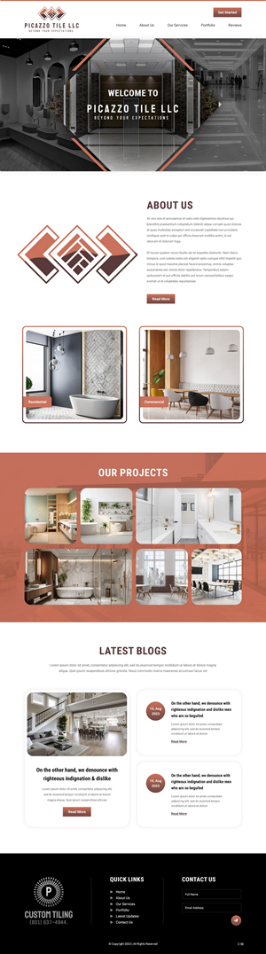 Diseño Web por pb para Picazzo Tile  | Diseño: #31098414