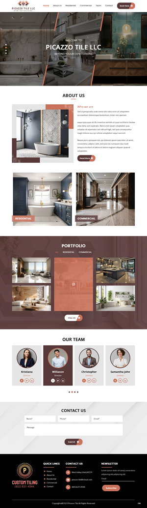 Diseño Web por pb para Picazzo Tile  | Diseño: #31098417