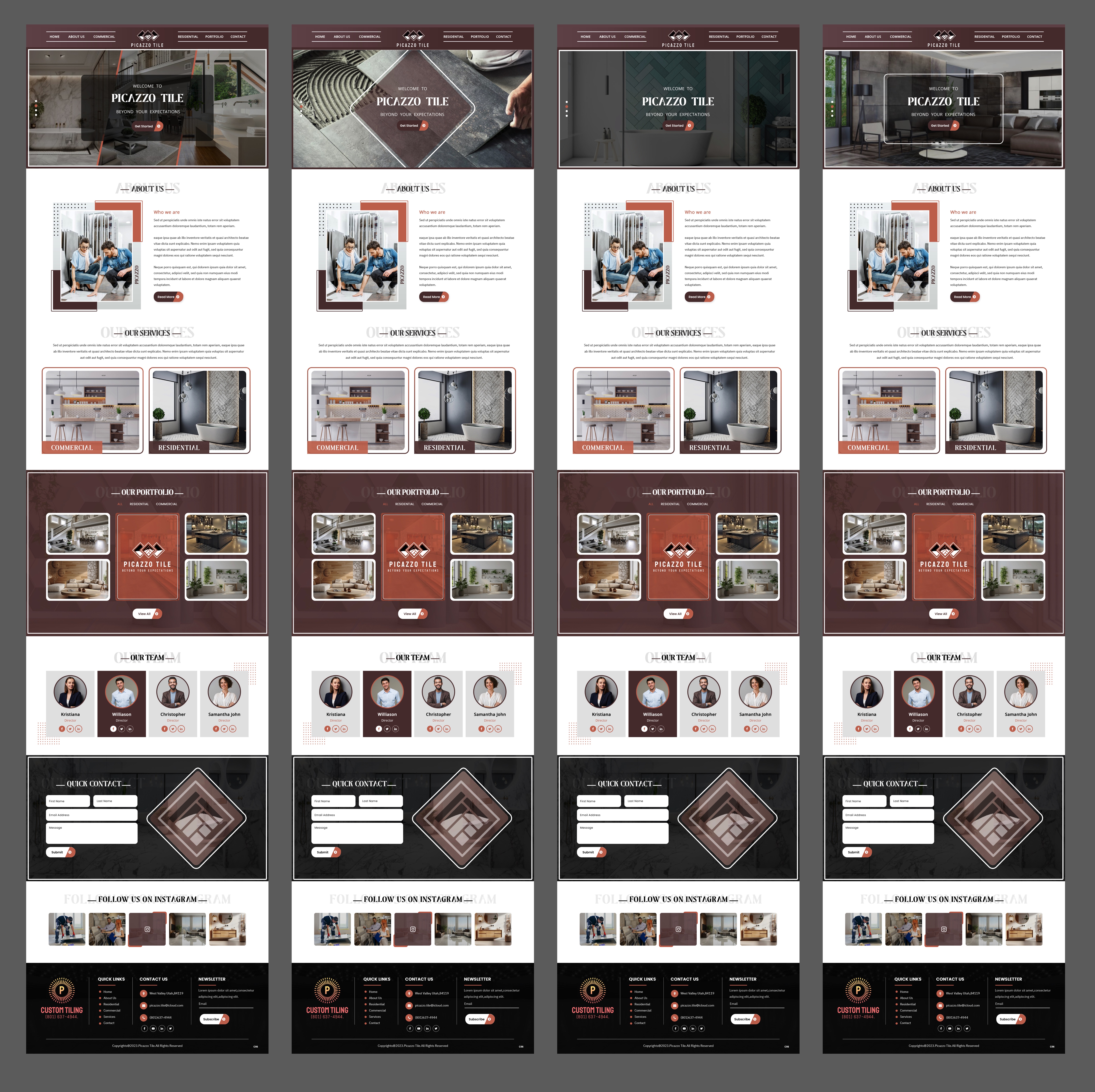 Diseño Web por pb para Picazzo Tile  | Diseño: #31204516