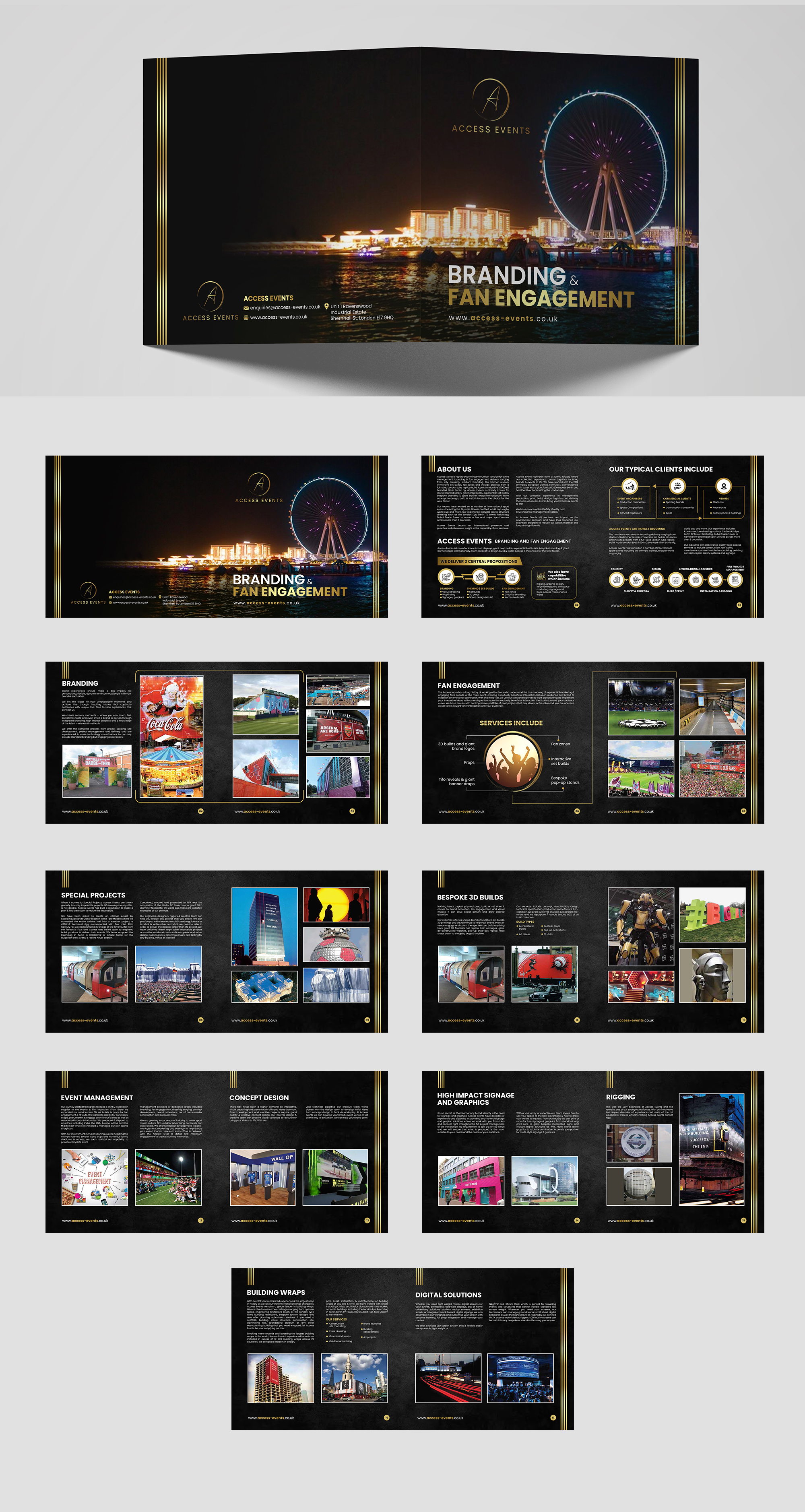 Design de Brochure par debdesign pour Access Events | Design #31132659
