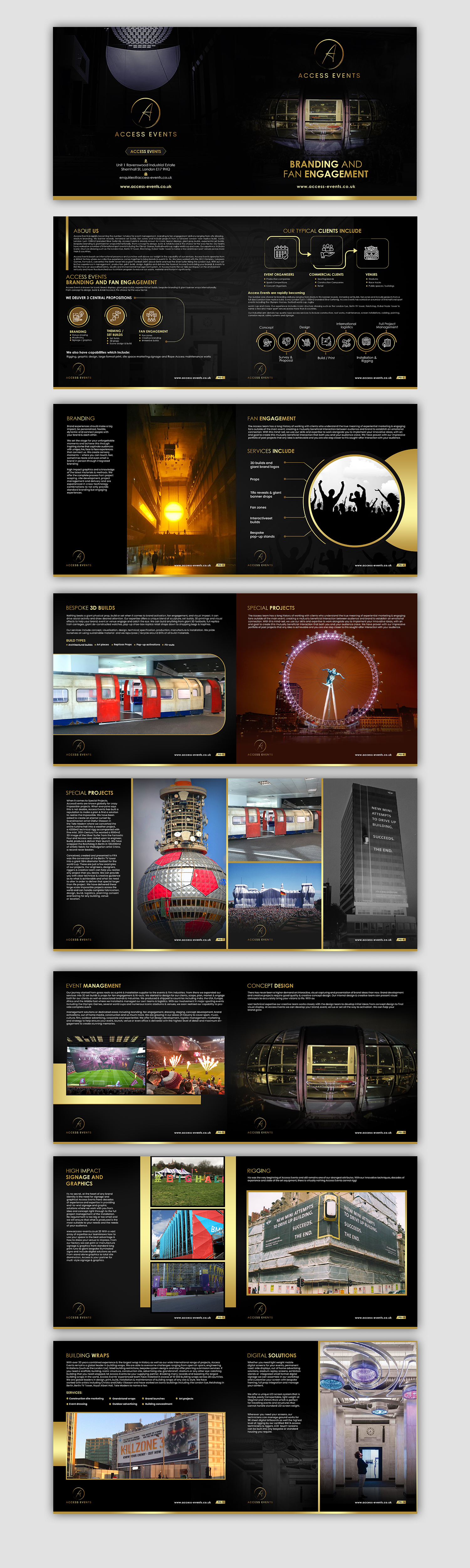 Brochure Design by debdesign for Access Events | Design: #31133110