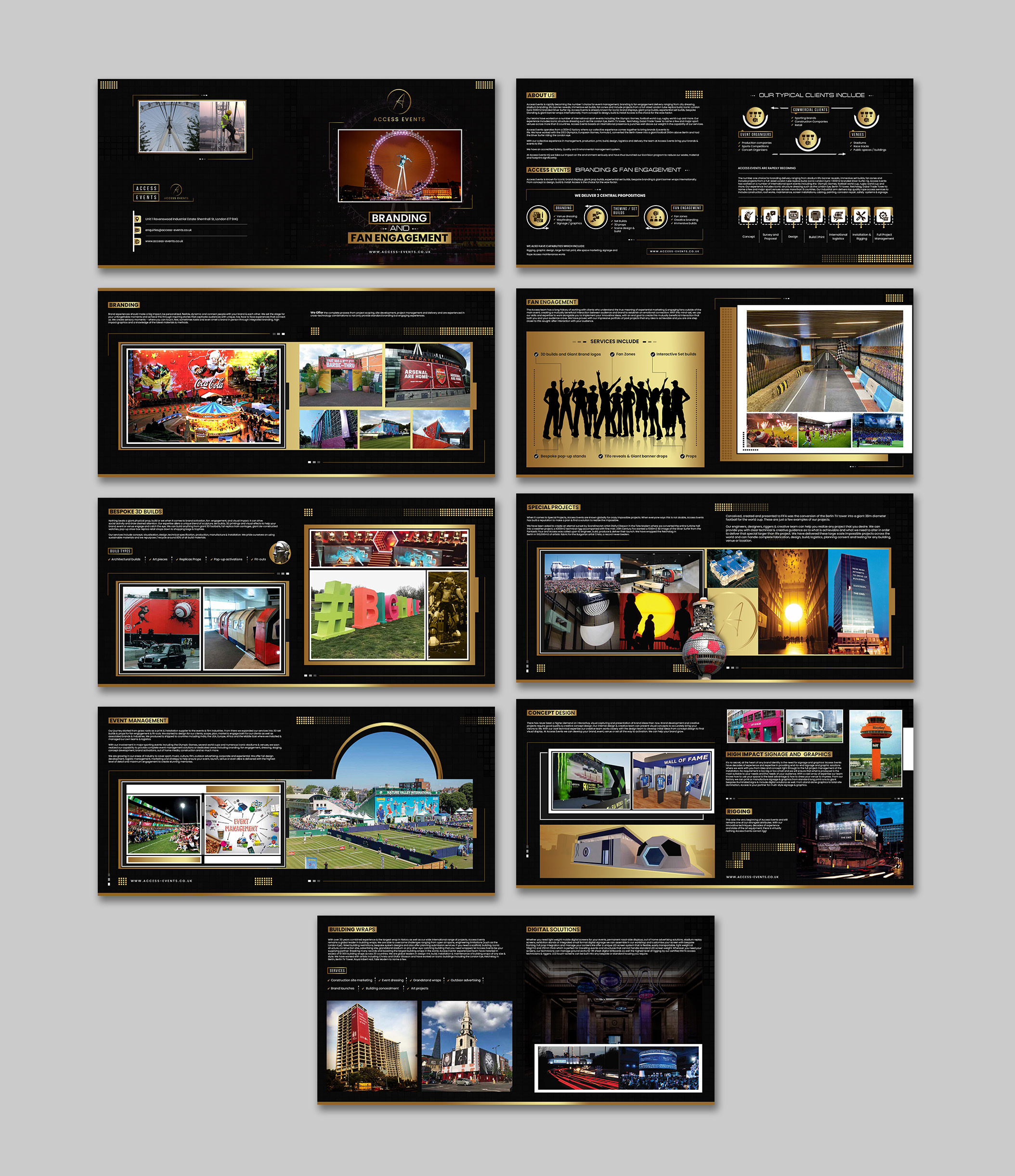 Brochure Design by debdesign for Access Events | Design #31134100