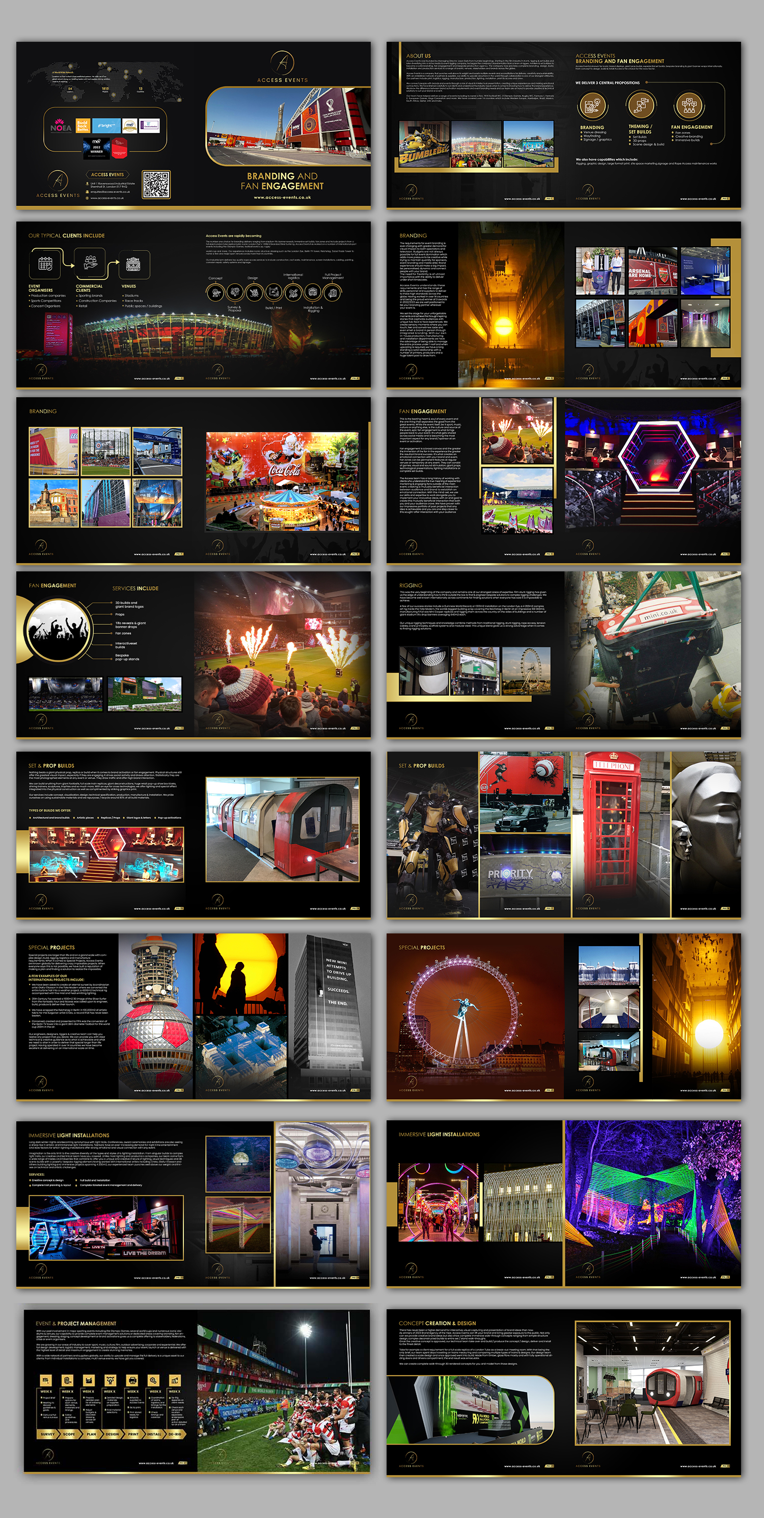Brochure Design by debdesign for Access Events | Design #31254892