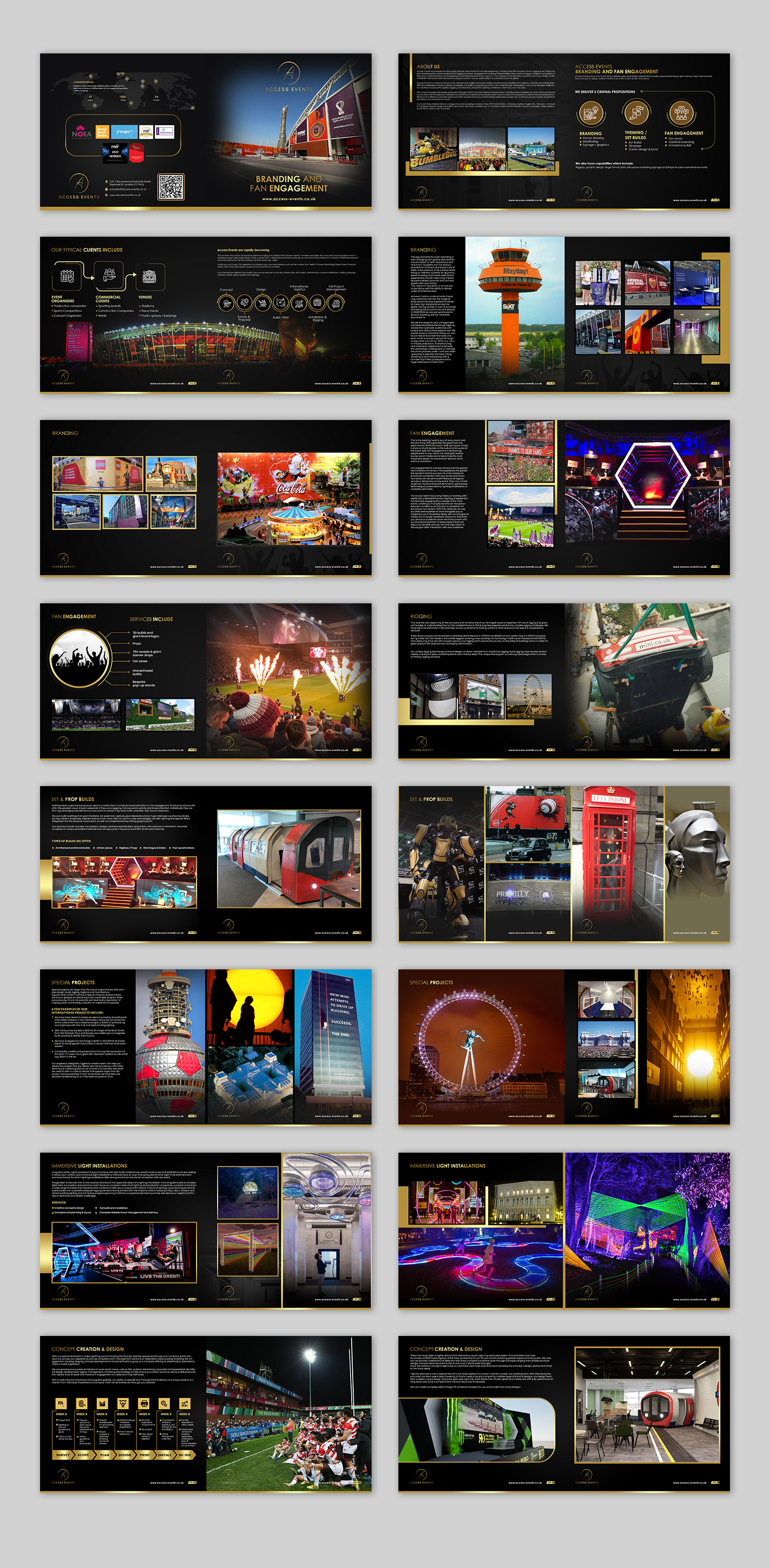 Brochure Design by debdesign for Access Events | Design #31267504