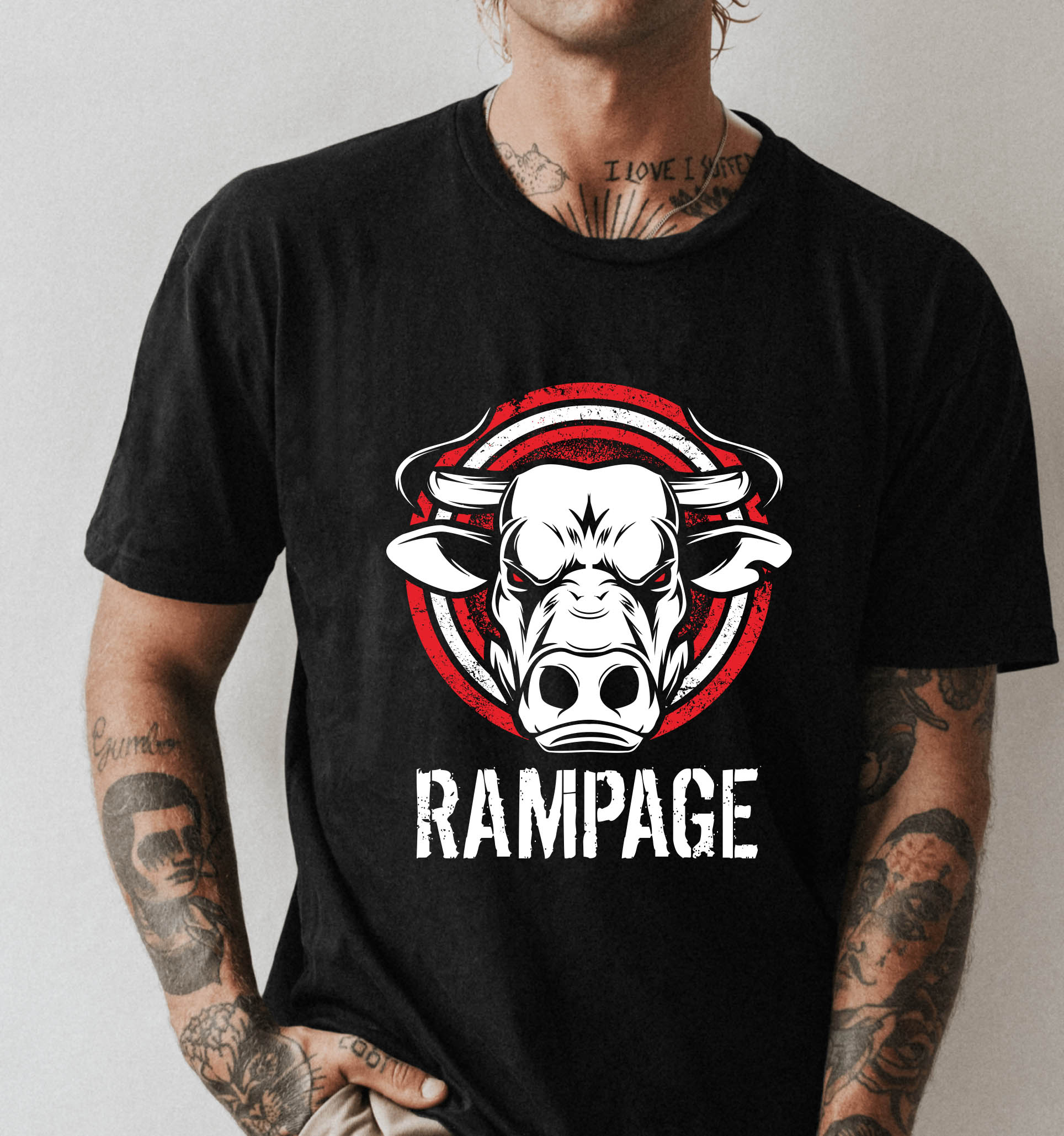 T-shirt Design by Rheanza for Rampage Apparel | Design #31095767