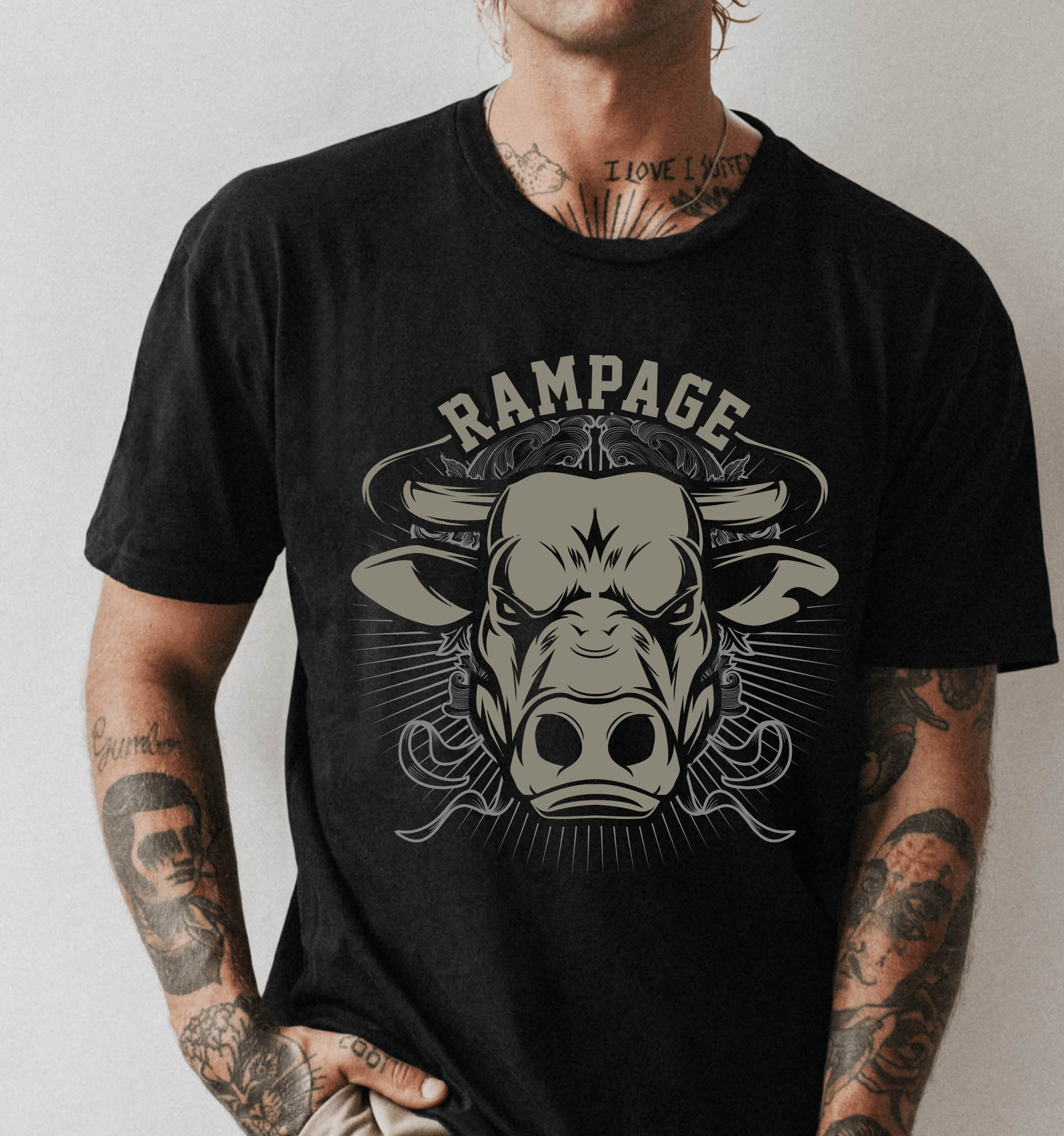 T-shirt Design by Rheanza for Rampage Apparel | Design #31095768