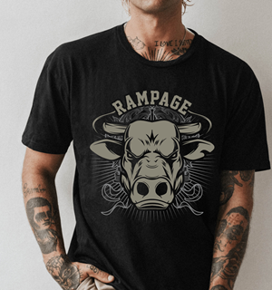 T-shirt Design by Rheanza for Rampage Apparel | Design: #31095768