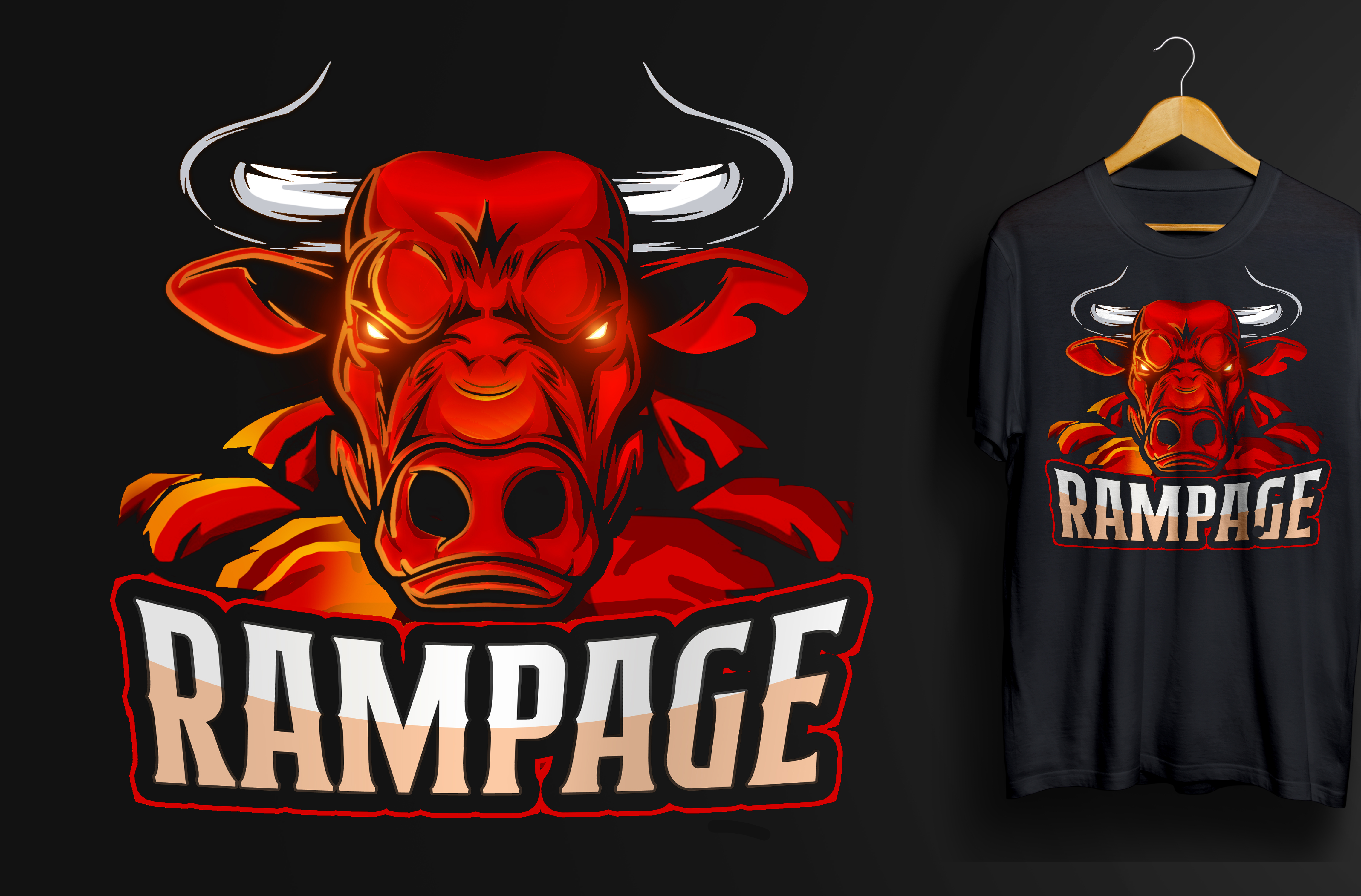 T-shirt Design by Md. Humayun for Rampage Apparel | Design #31090012