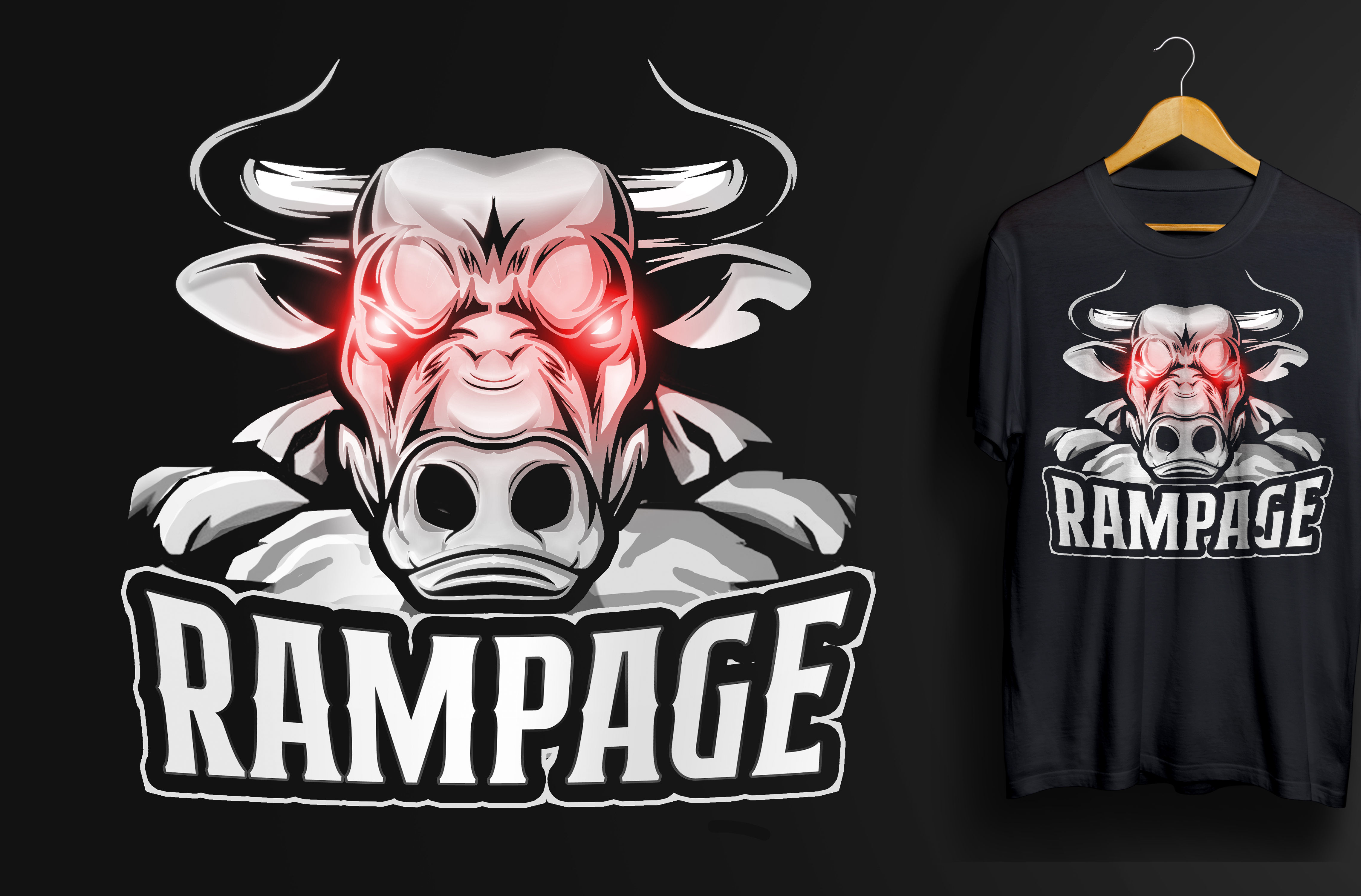 T-shirt Design by Md. Humayun for Rampage Apparel | Design #31090974