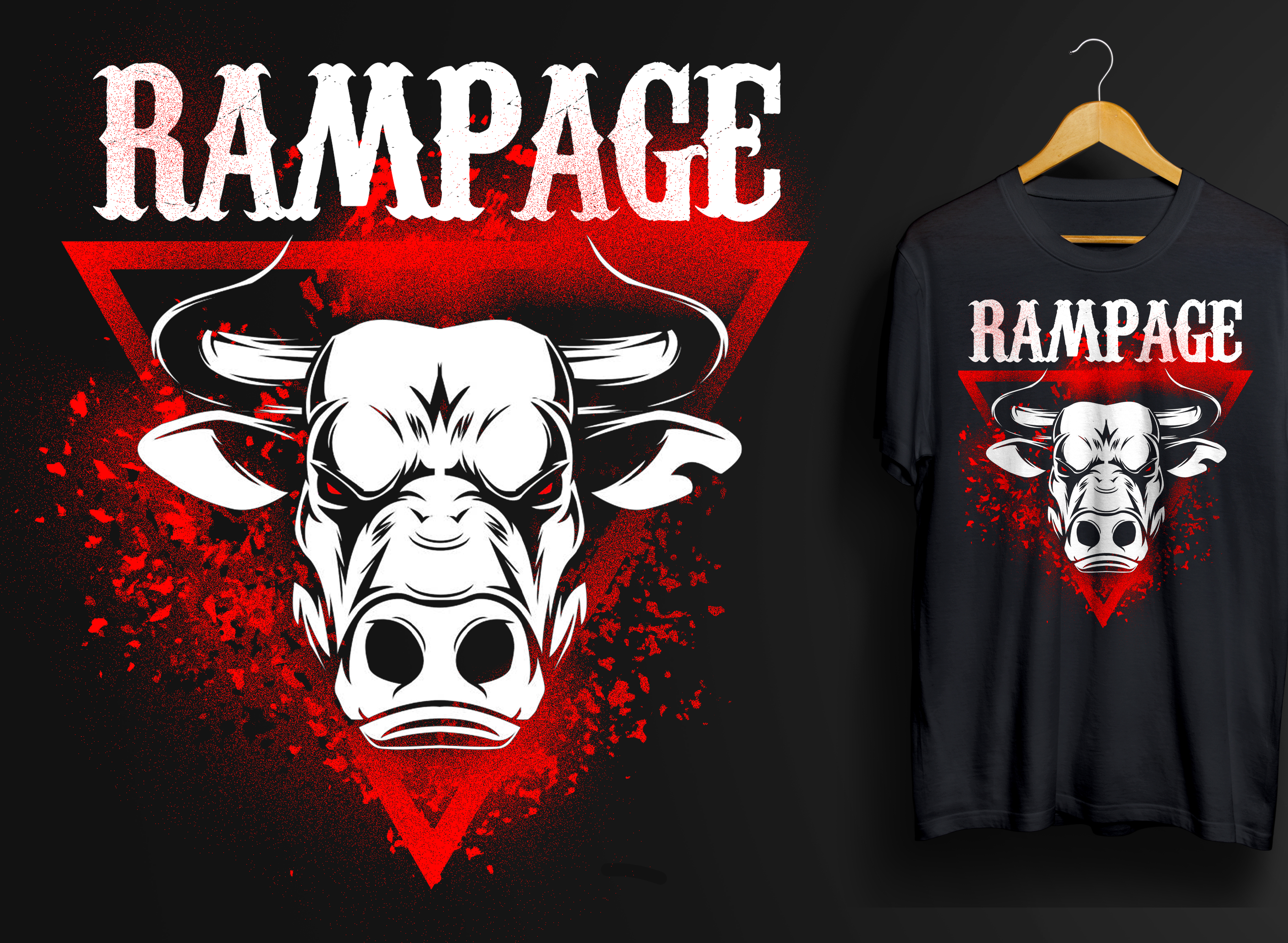 T-shirt Design by Md. Humayun for Rampage Apparel | Design #31090999