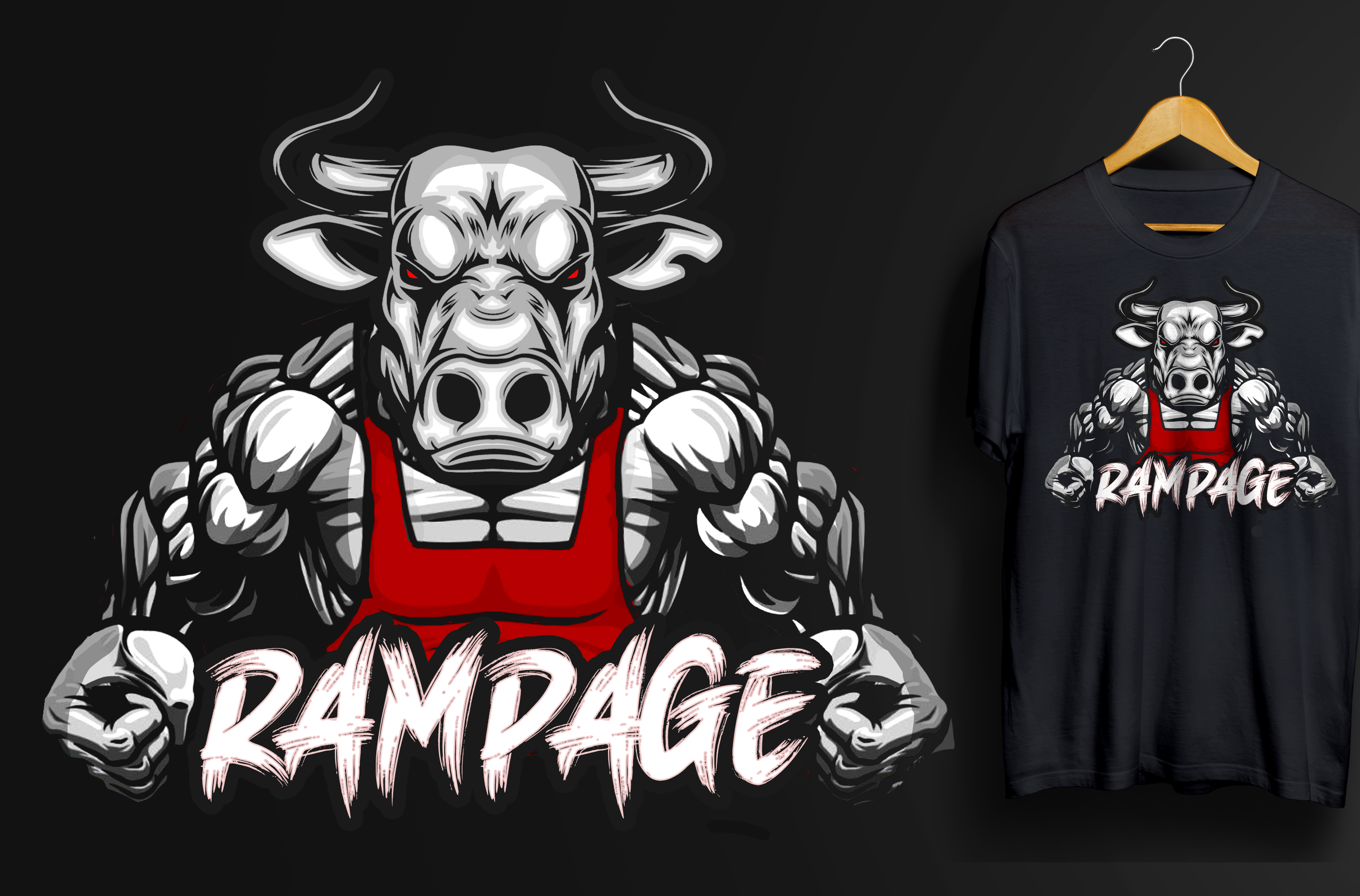 T-shirt Design by Md. Humayun for Rampage Apparel | Design #31096510