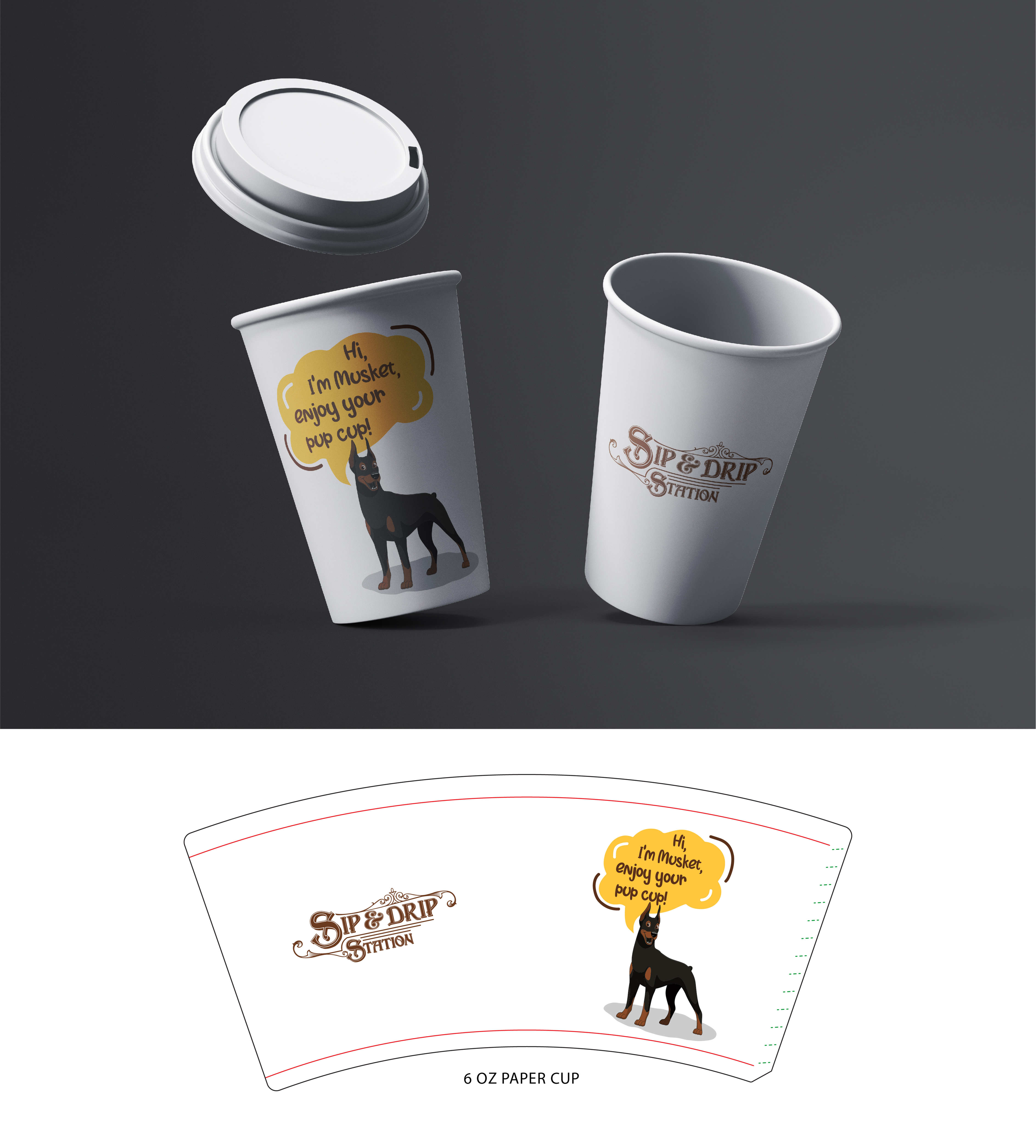 Cup and Mug Design by UsamaIjaz for this project | Design #31125841