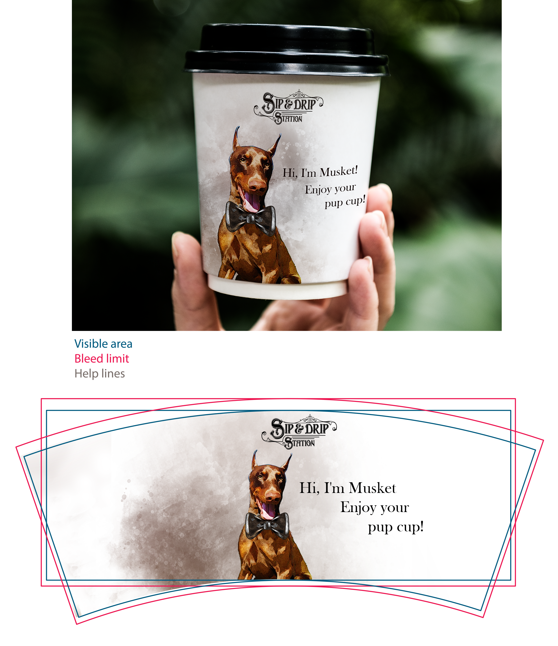 Tasse- und Becher-Design von Kristina Andonoff für dieses Projekt | Design #31153671