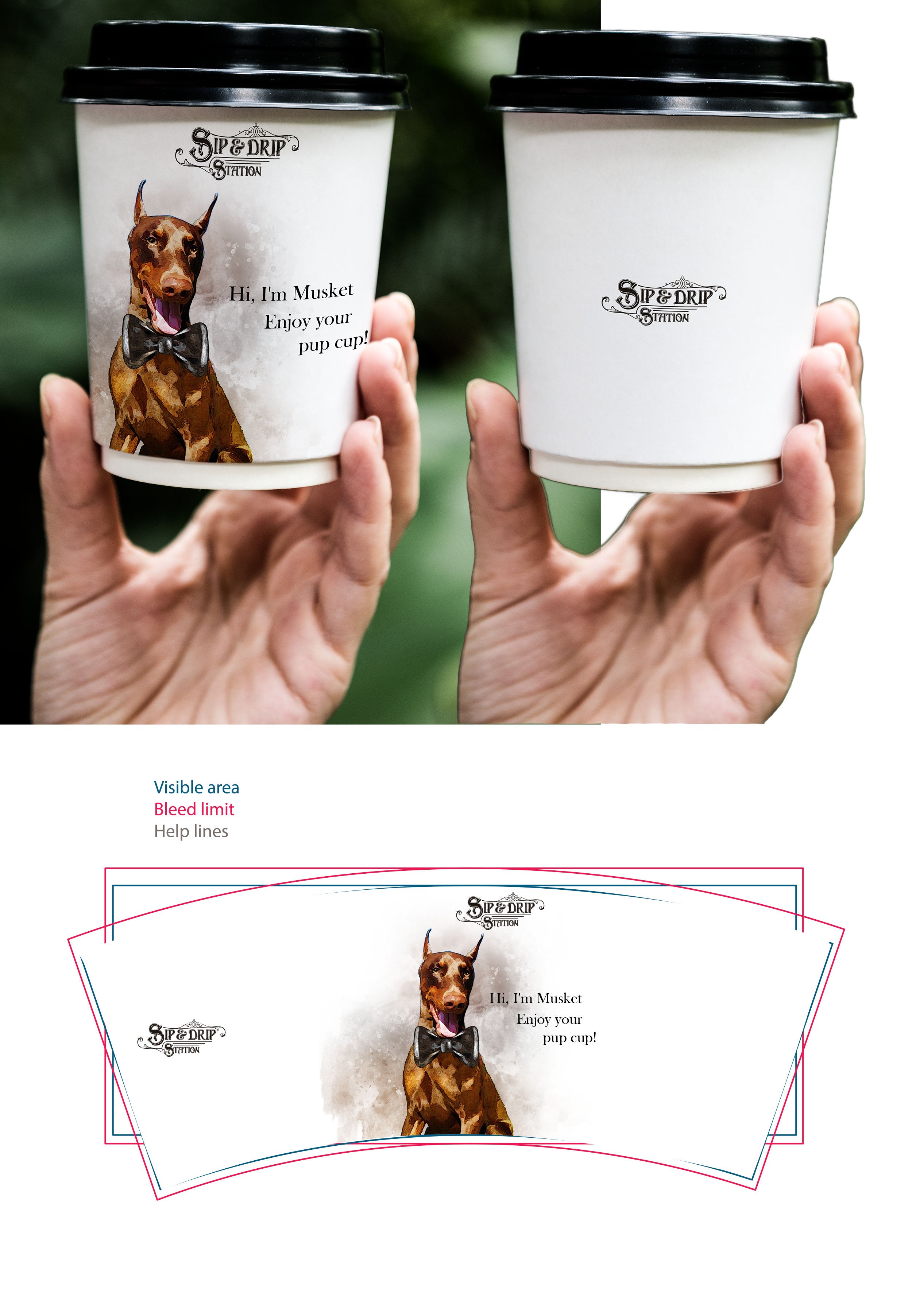 Cup and Mug Design by Kristina Andonoff for this project | Design #31185477