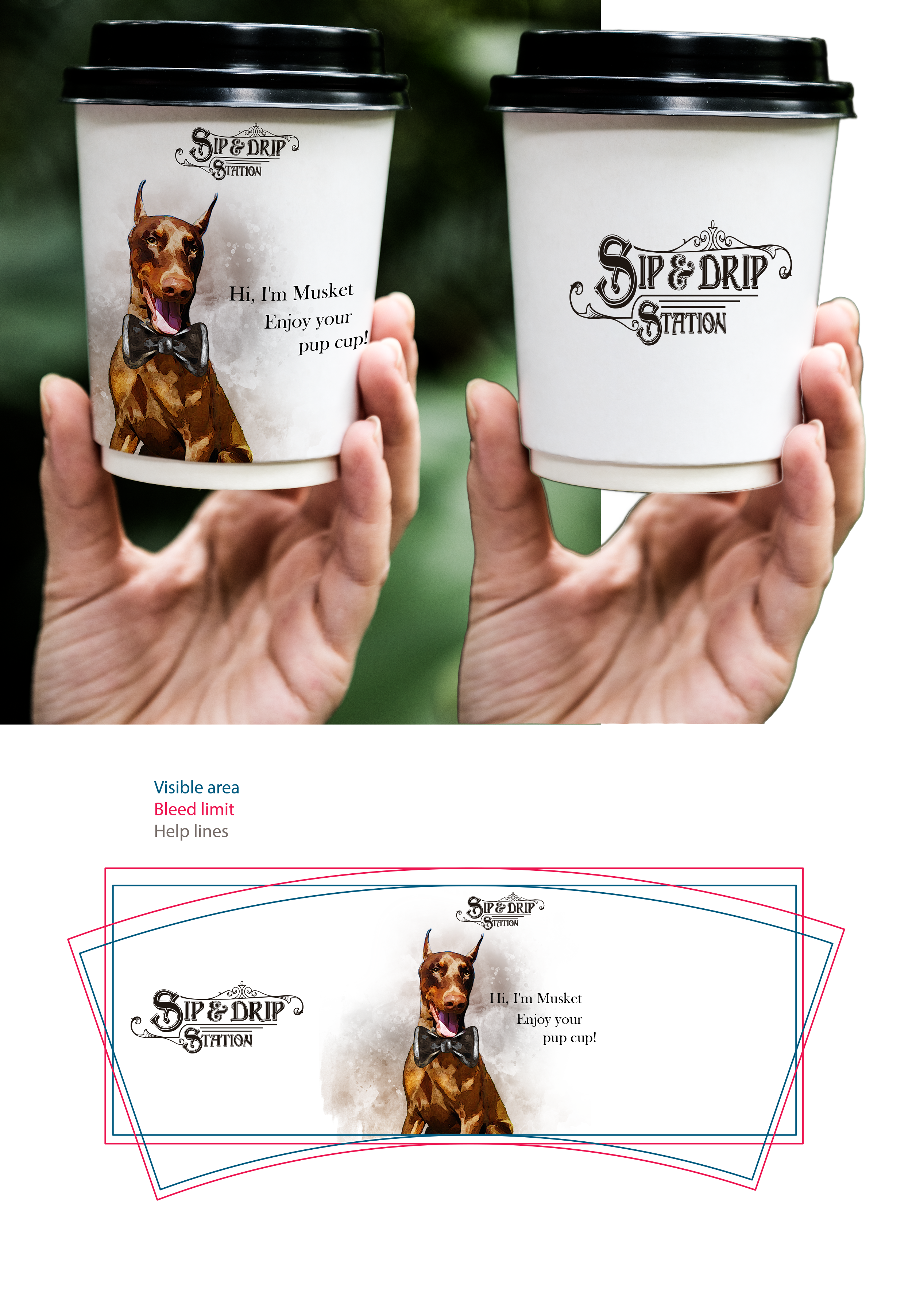 Cup and Mug Design by Kristina Andonoff for this project | Design: #31186456