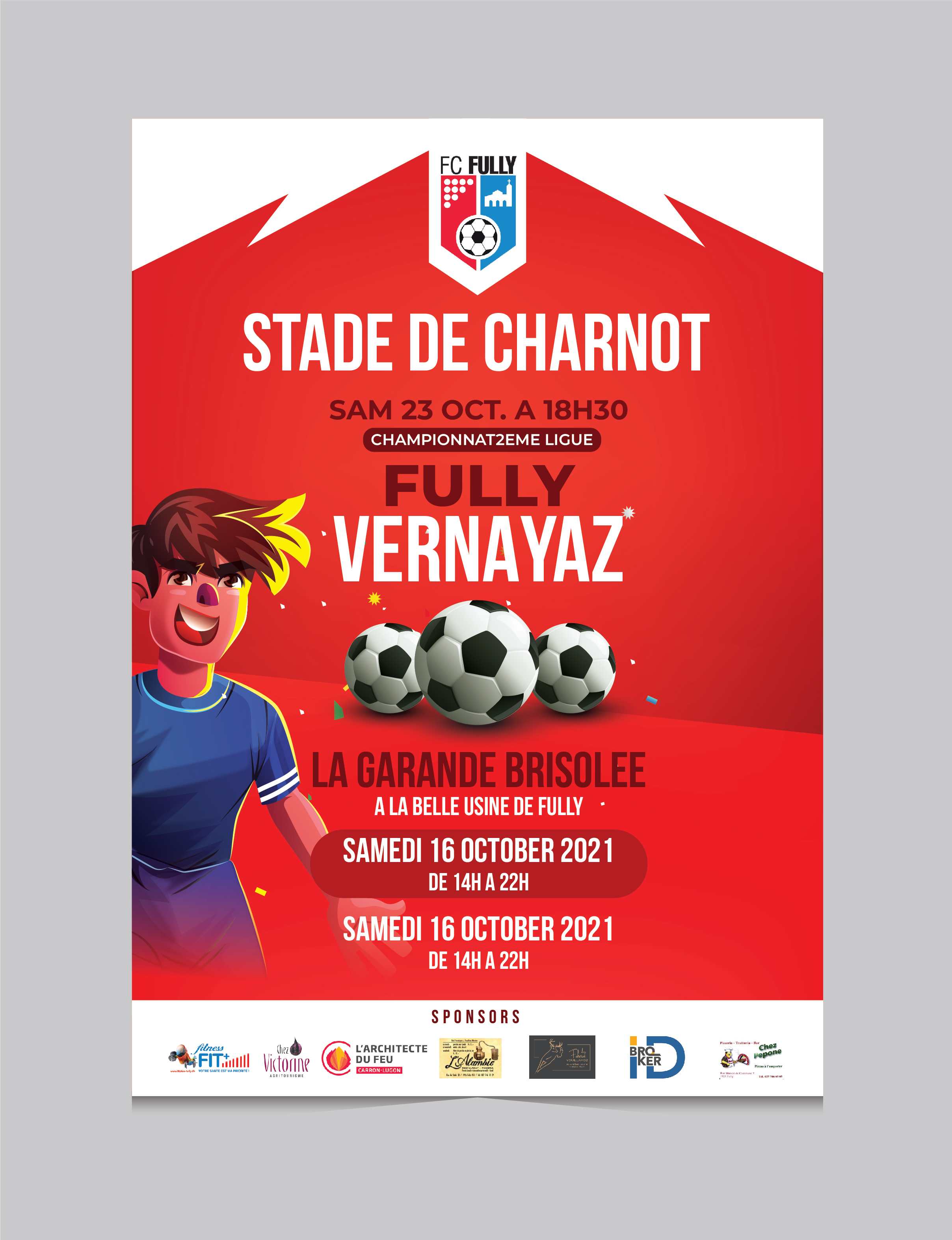 Flyer Design by 3Guys for FC Fully | Design #31121626