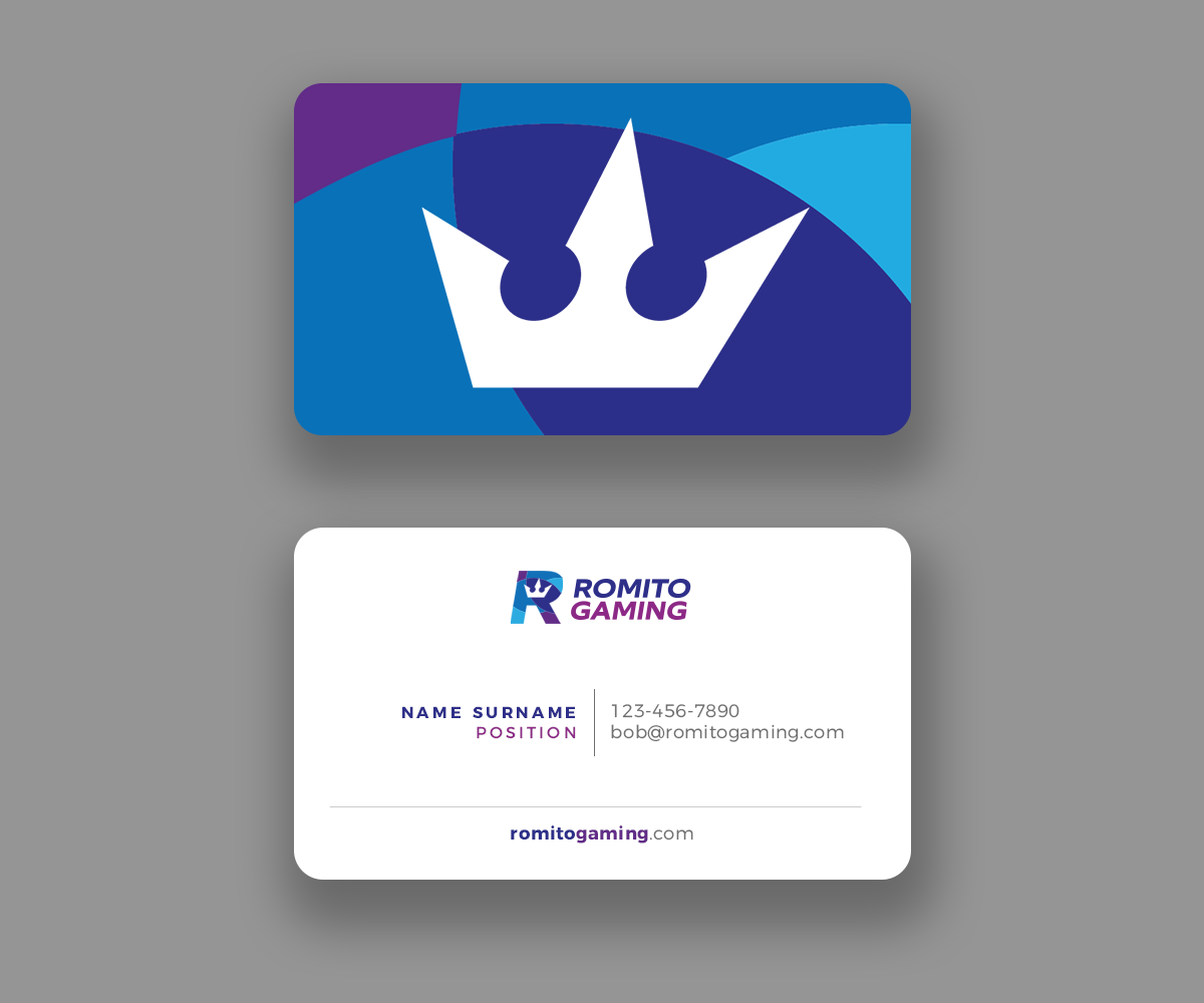 Business Card Design by Andrés Sebastián for Romito Gaming, LLC | Design #31091898