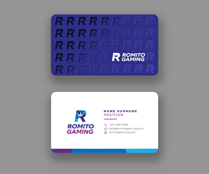 Visitenkarten-Design von Andrés Sebastián für Romito Gaming, LLC | Design #31096641