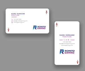 Business Card Design by Andrés Sebastián for Romito Gaming, LLC | Design: #31105784