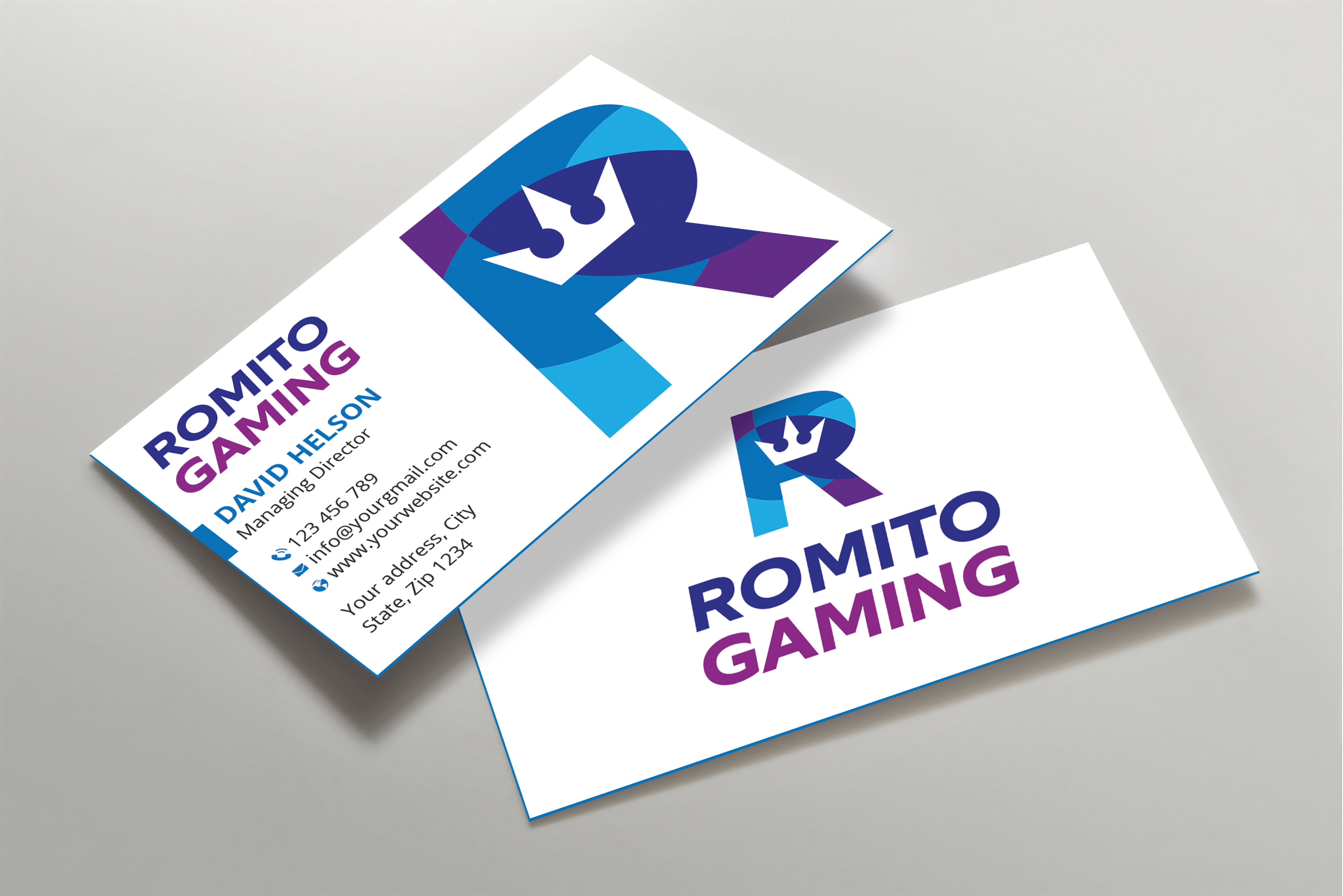 Business Card Design by Expert Bappy for Romito Gaming, LLC | Design #31092487