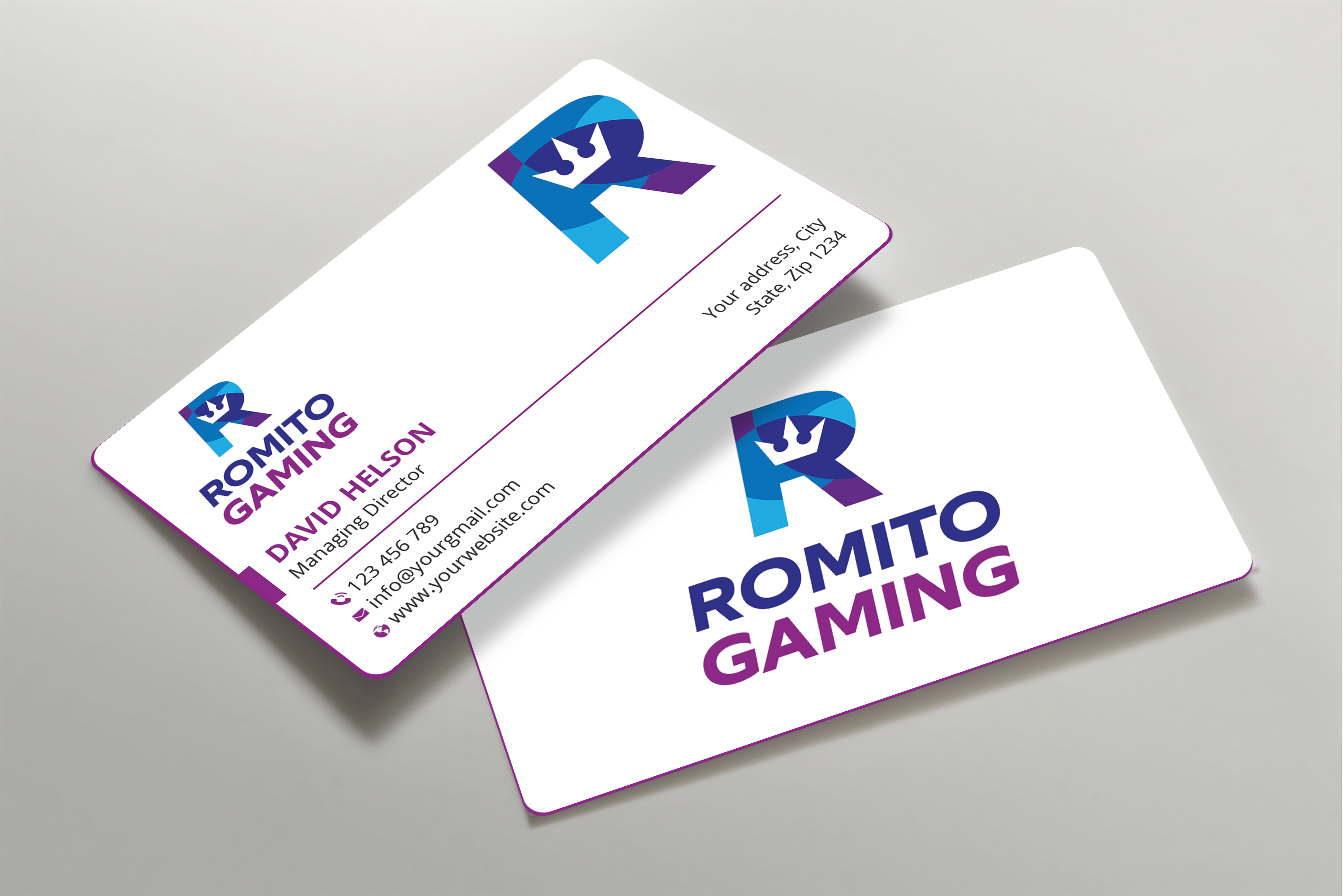 Business Card Design by Expert Bappy for Romito Gaming, LLC | Design #31092599