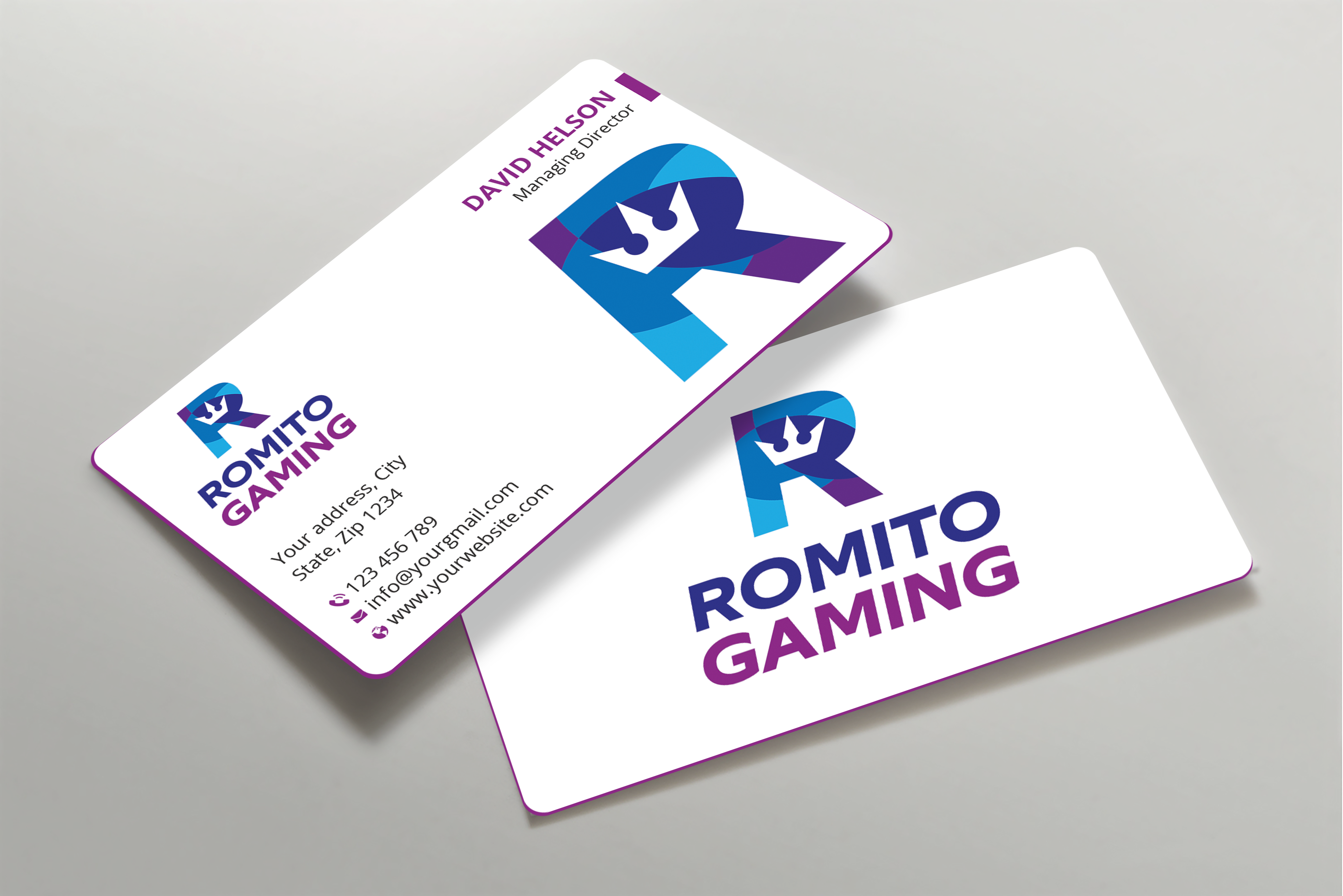 Business Card Design by Expert Bappy for Romito Gaming, LLC | Design #31092607