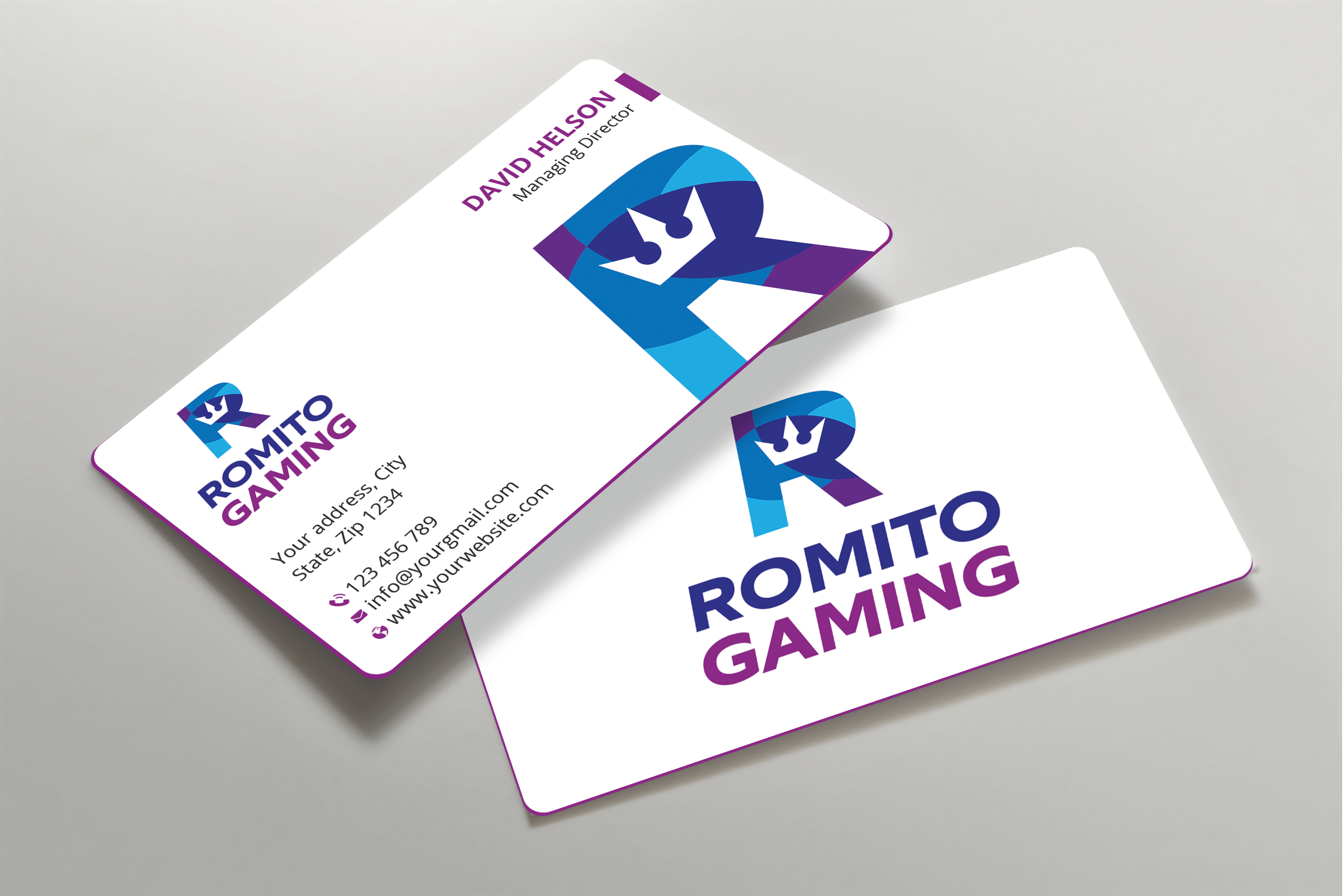 Business Card Design by Expert Bappy for Romito Gaming, LLC | Design #31092620