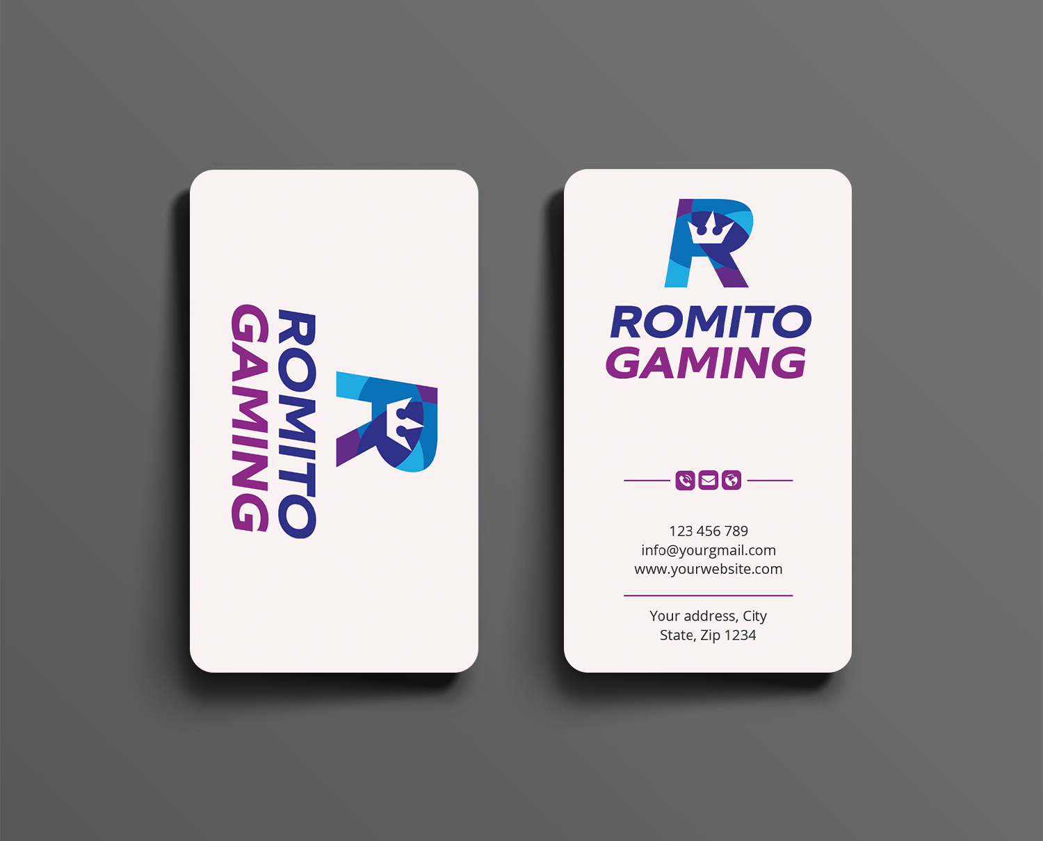 Business Card Design by Expert Bappy for Romito Gaming, LLC | Design #31094029