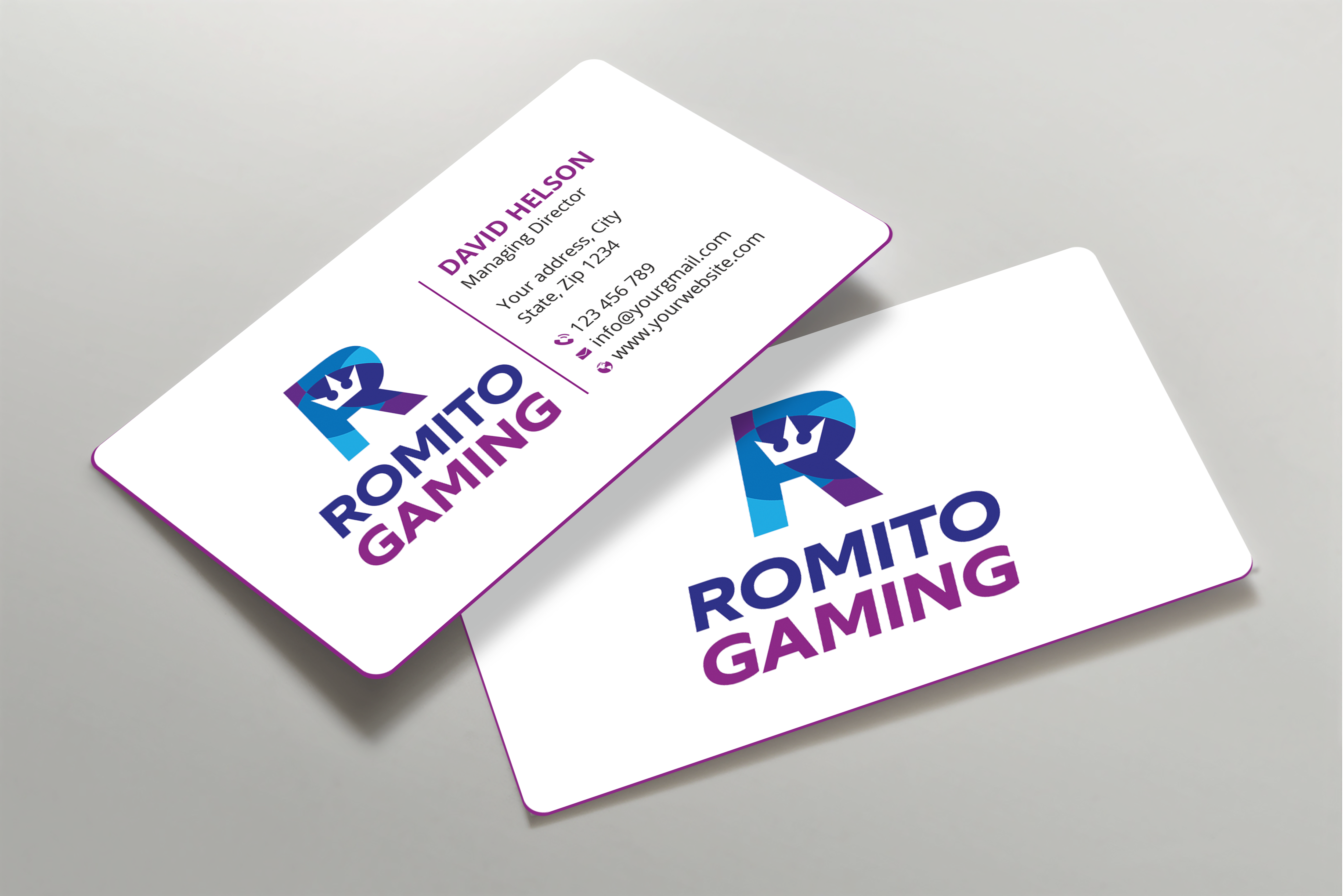 Business Card Design by Expert Bappy for Romito Gaming, LLC | Design #31097566