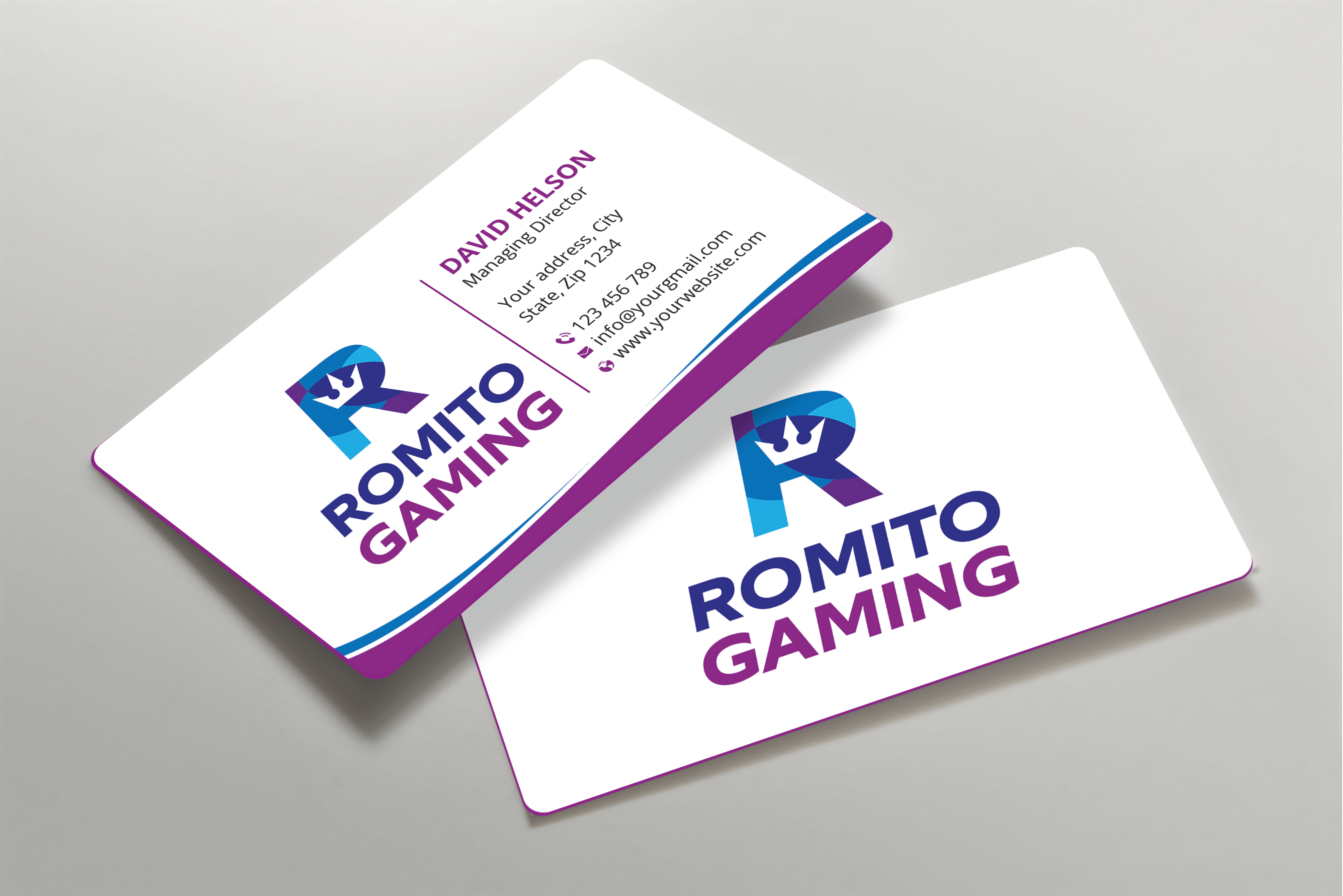 Business Card Design by Expert Bappy for Romito Gaming, LLC | Design #31097567