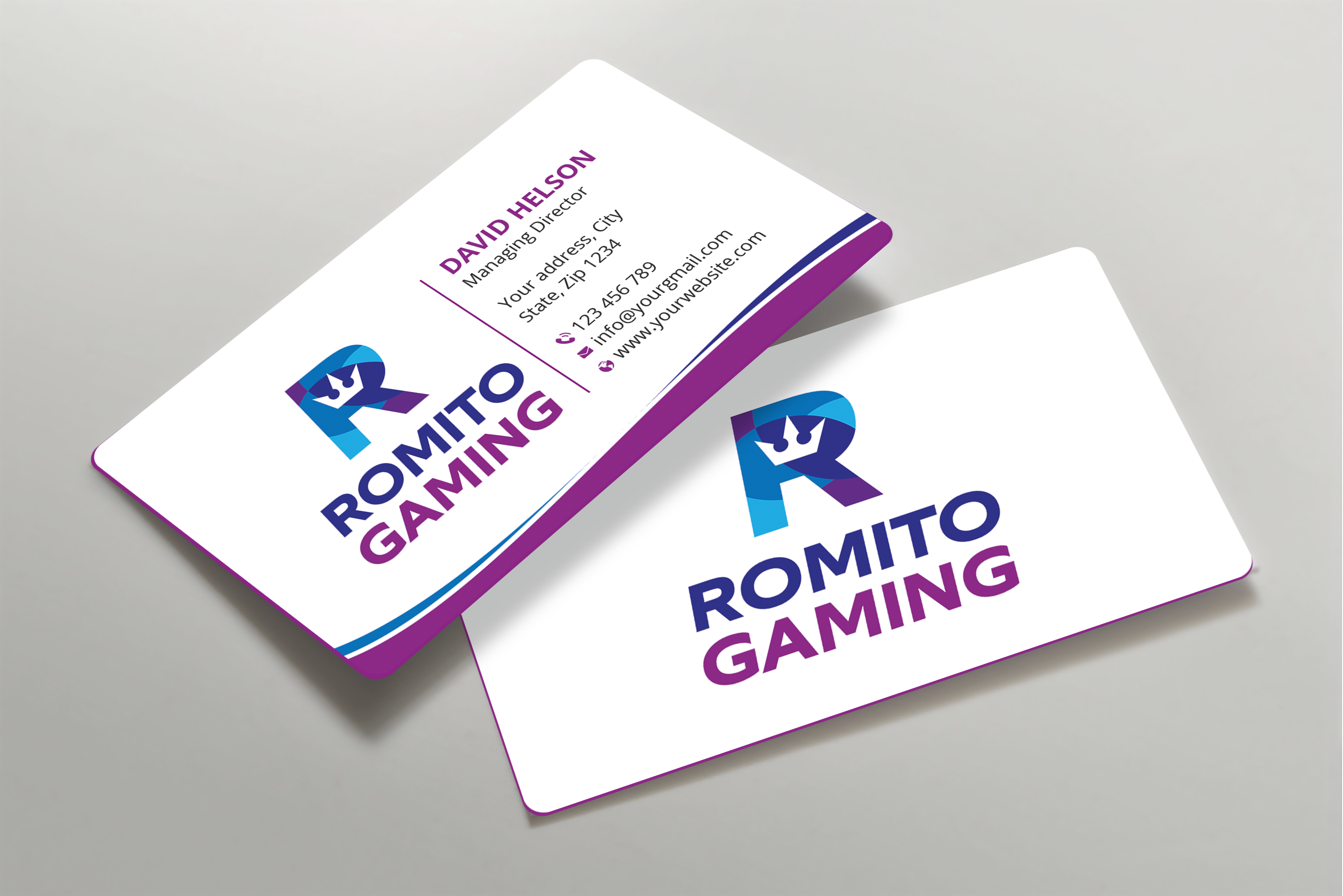 Business Card Design by Expert Bappy for Romito Gaming, LLC | Design #31097569