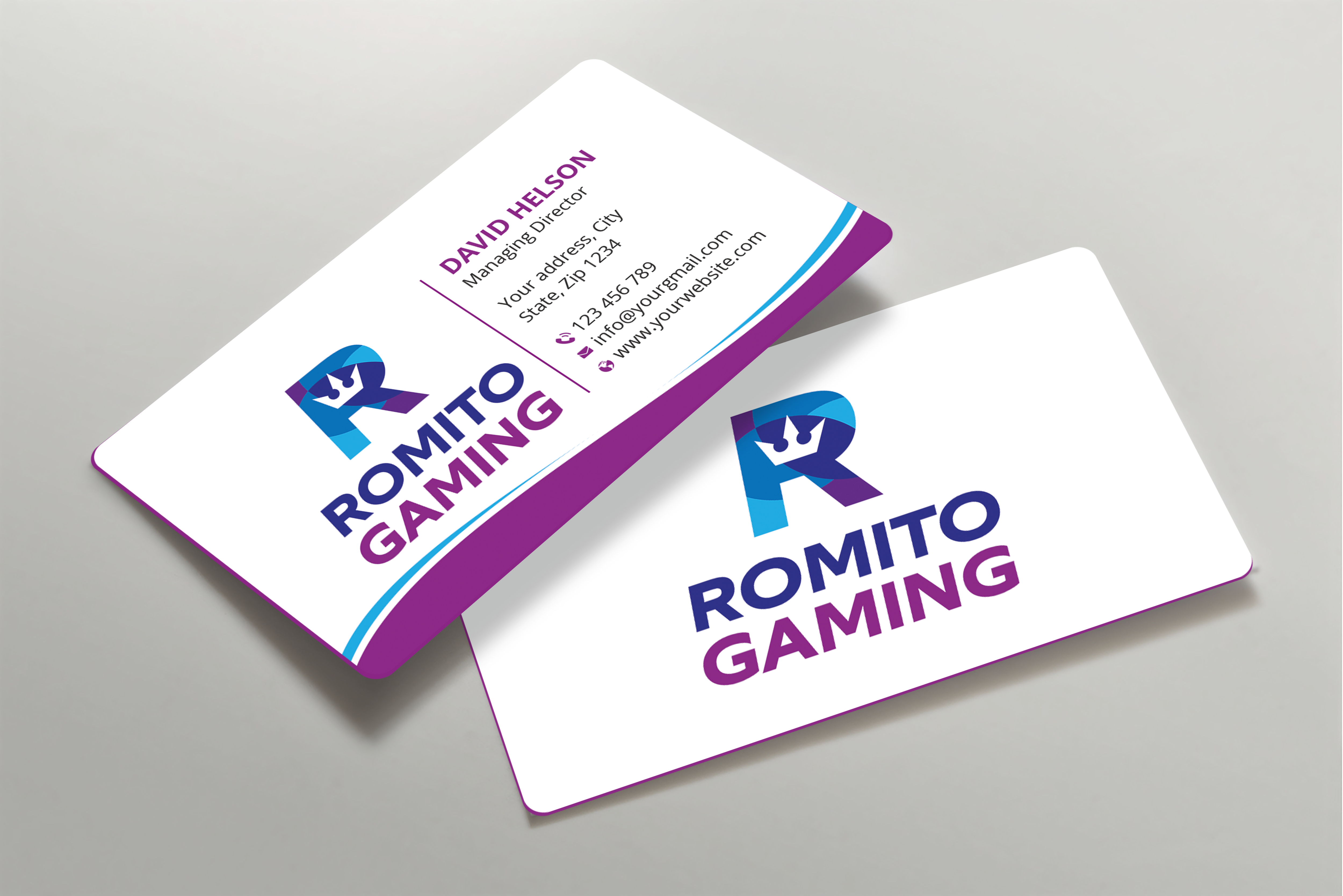 Business Card Design by Expert Bappy for Romito Gaming, LLC | Design #31097570