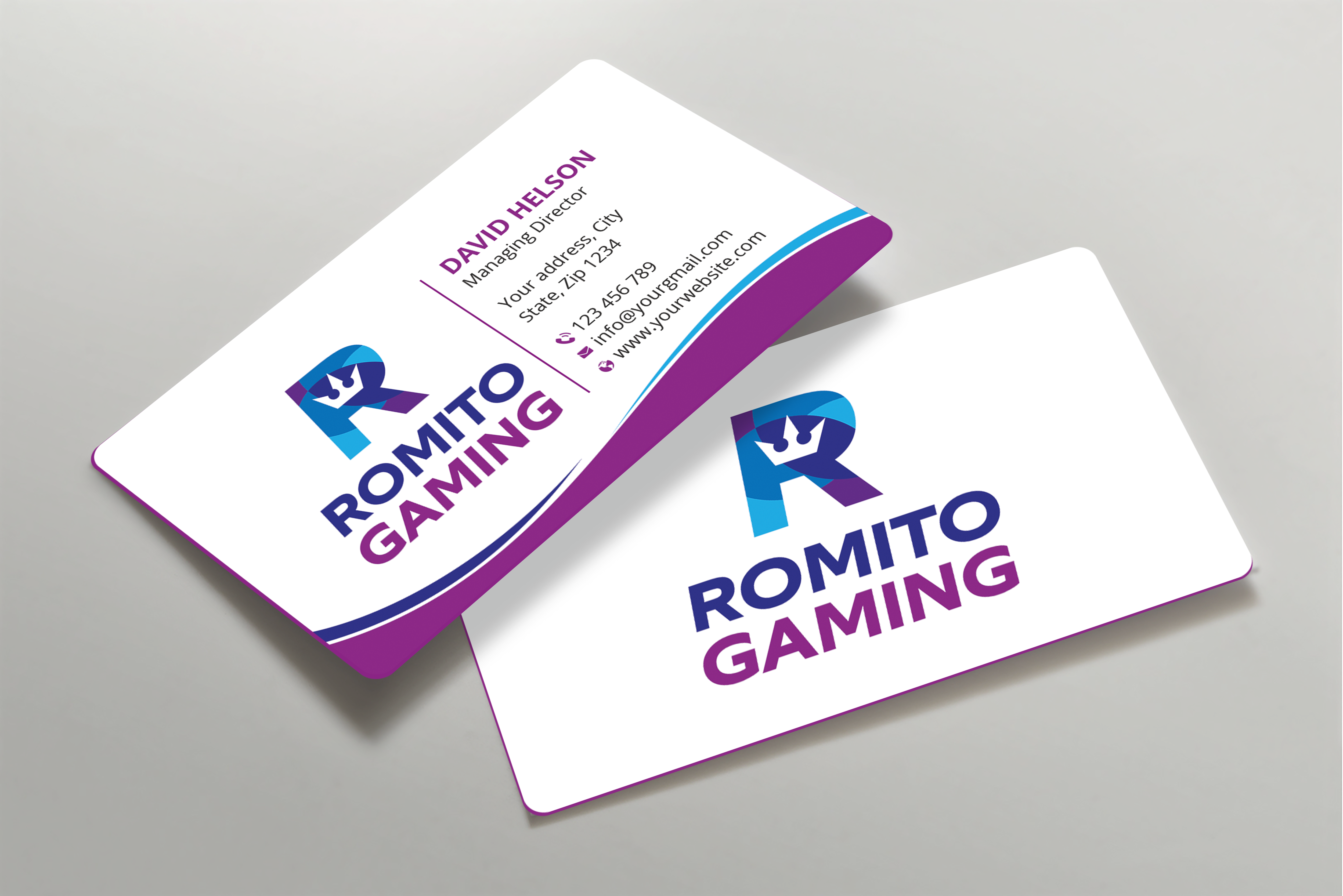 Diseño de Tarjeta de Presentación por Expert Bappy para Romito Gaming, LLC | Diseño #31097605