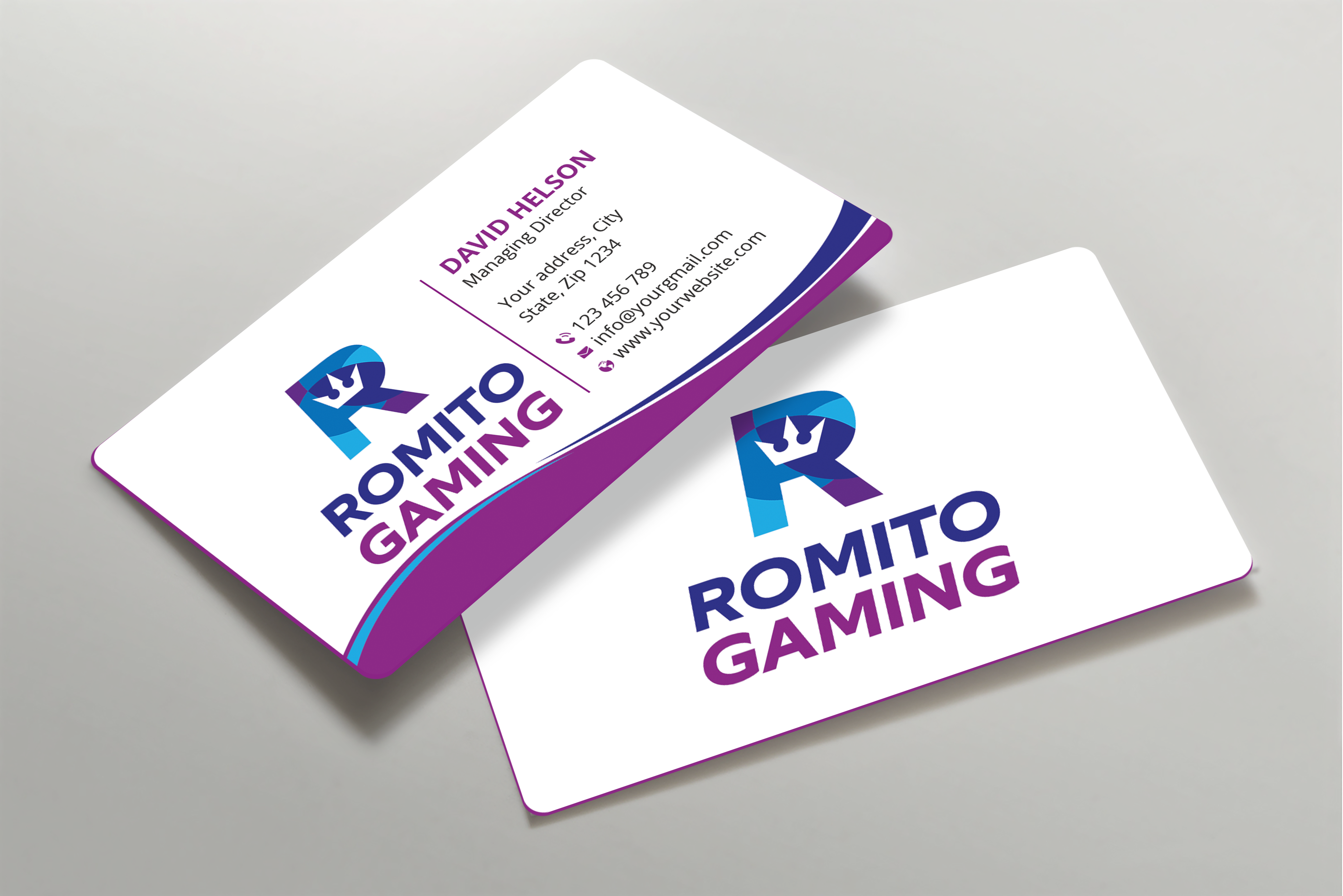 Business Card Design by Expert Bappy for Romito Gaming, LLC | Design #31097637