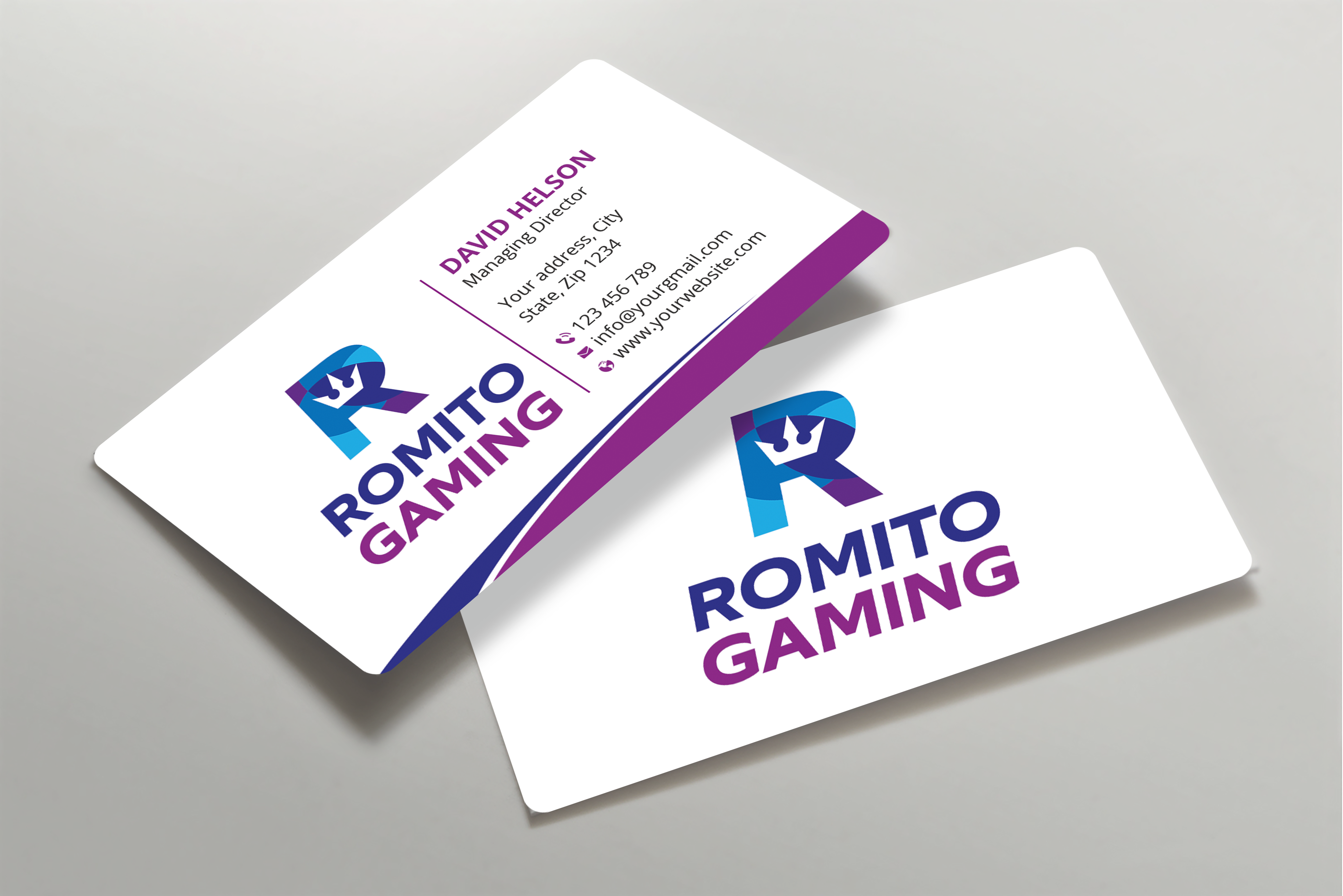 Diseño de Tarjeta de Presentación por Expert Bappy para Romito Gaming, LLC | Diseño #31097643