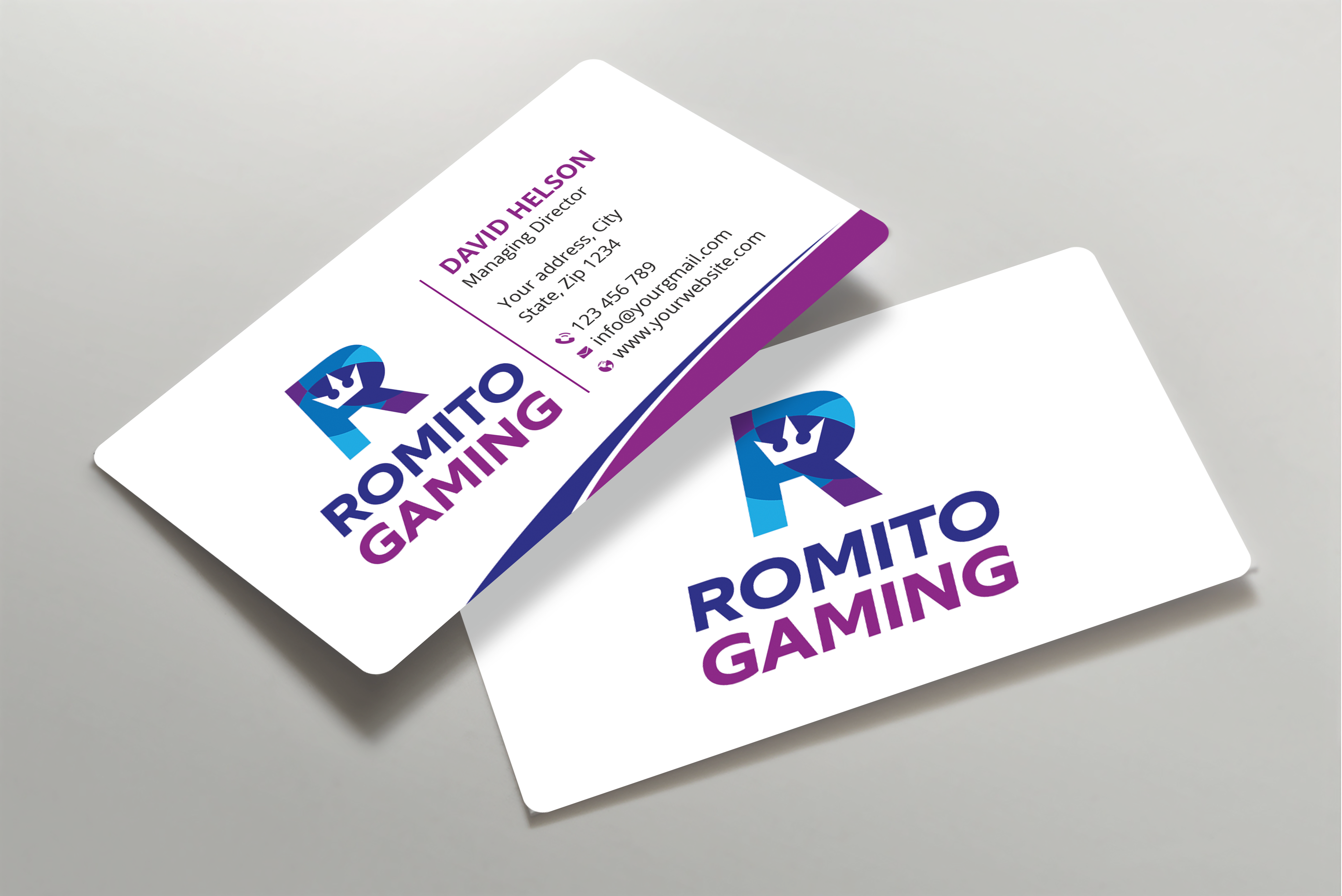 Business Card Design by Expert Bappy for Romito Gaming, LLC | Design #31097683