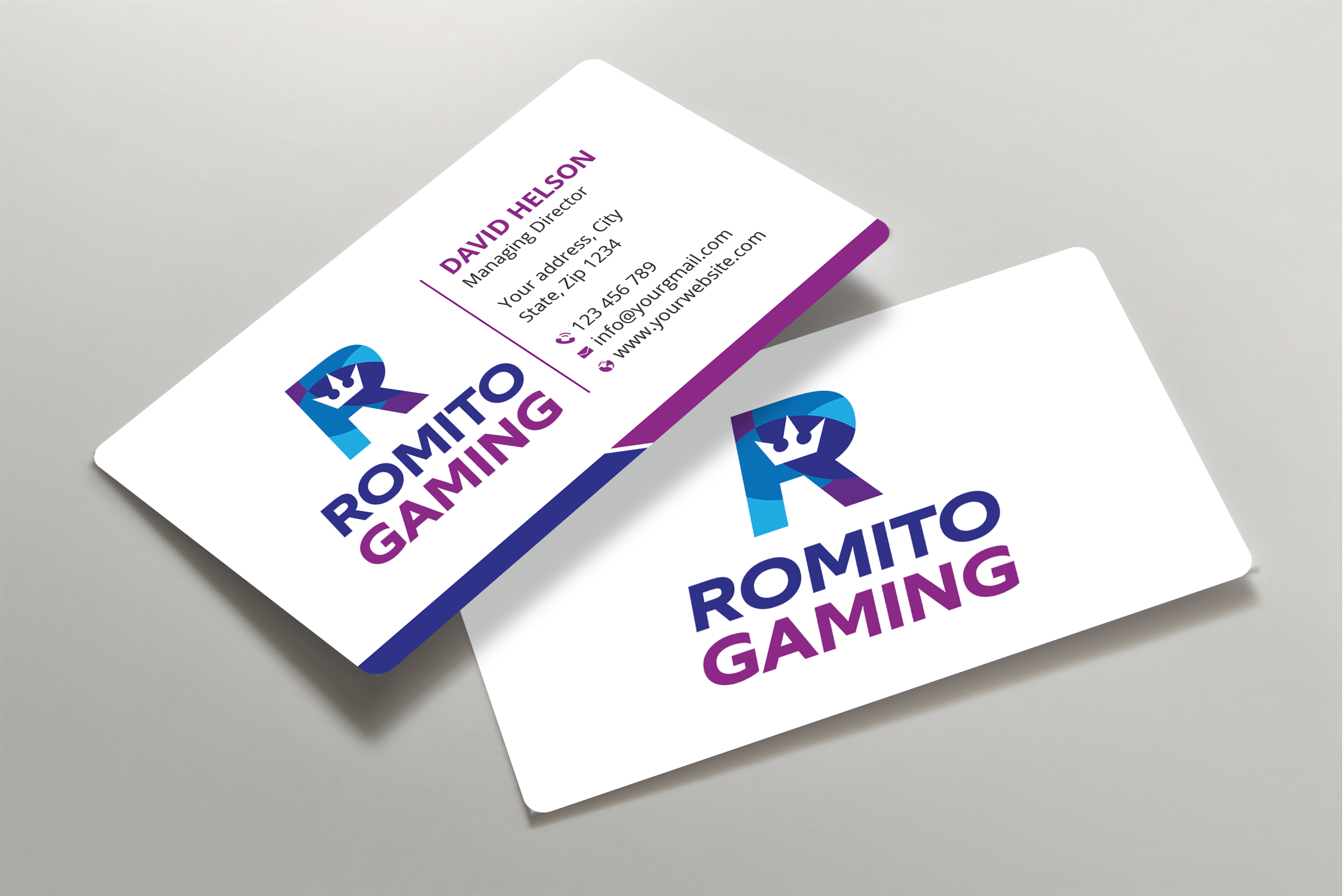 Business Card Design by Expert Bappy for Romito Gaming, LLC | Design #31097684