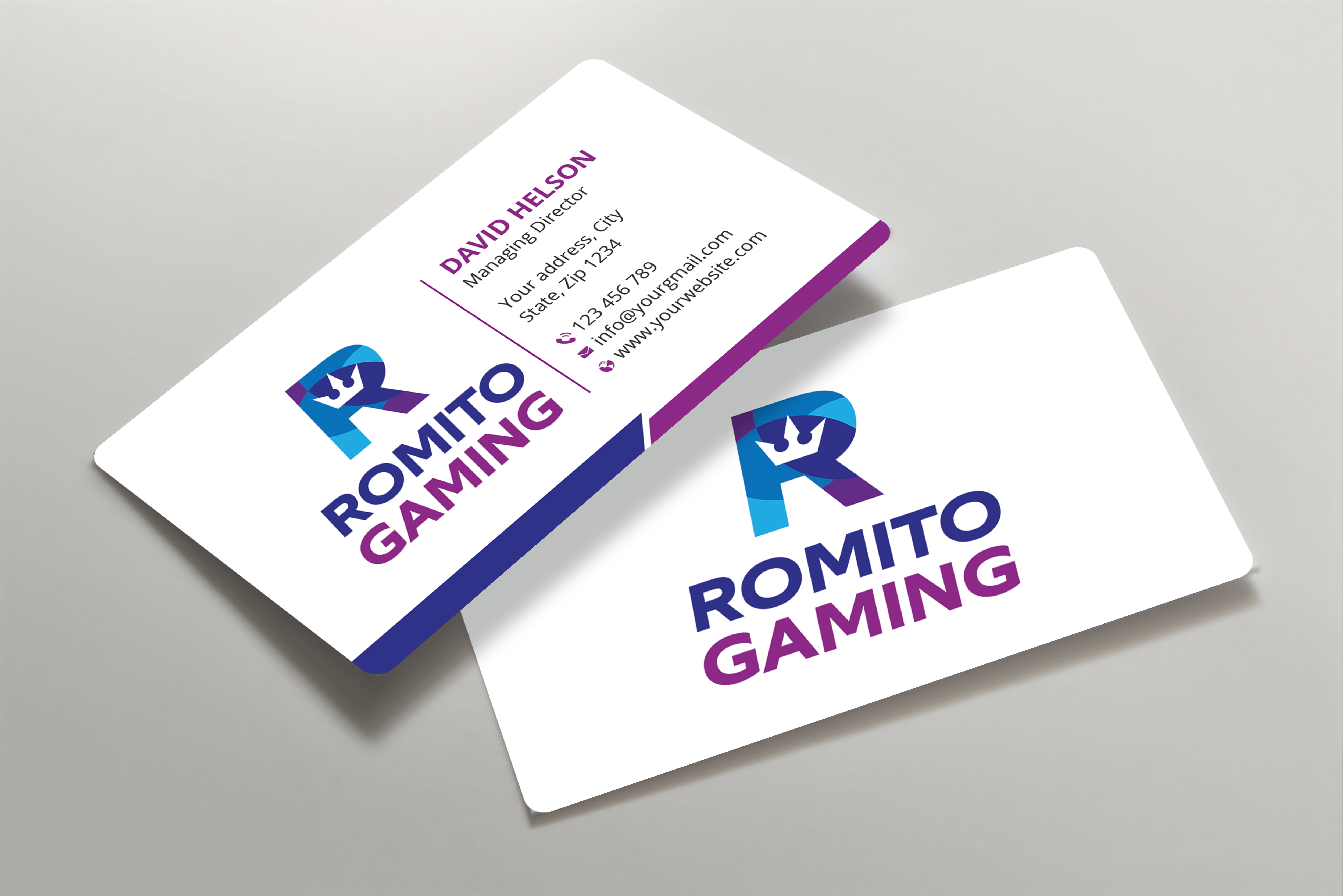 Diseño de Tarjeta de Presentación por Expert Bappy para Romito Gaming, LLC | Diseño #31097685