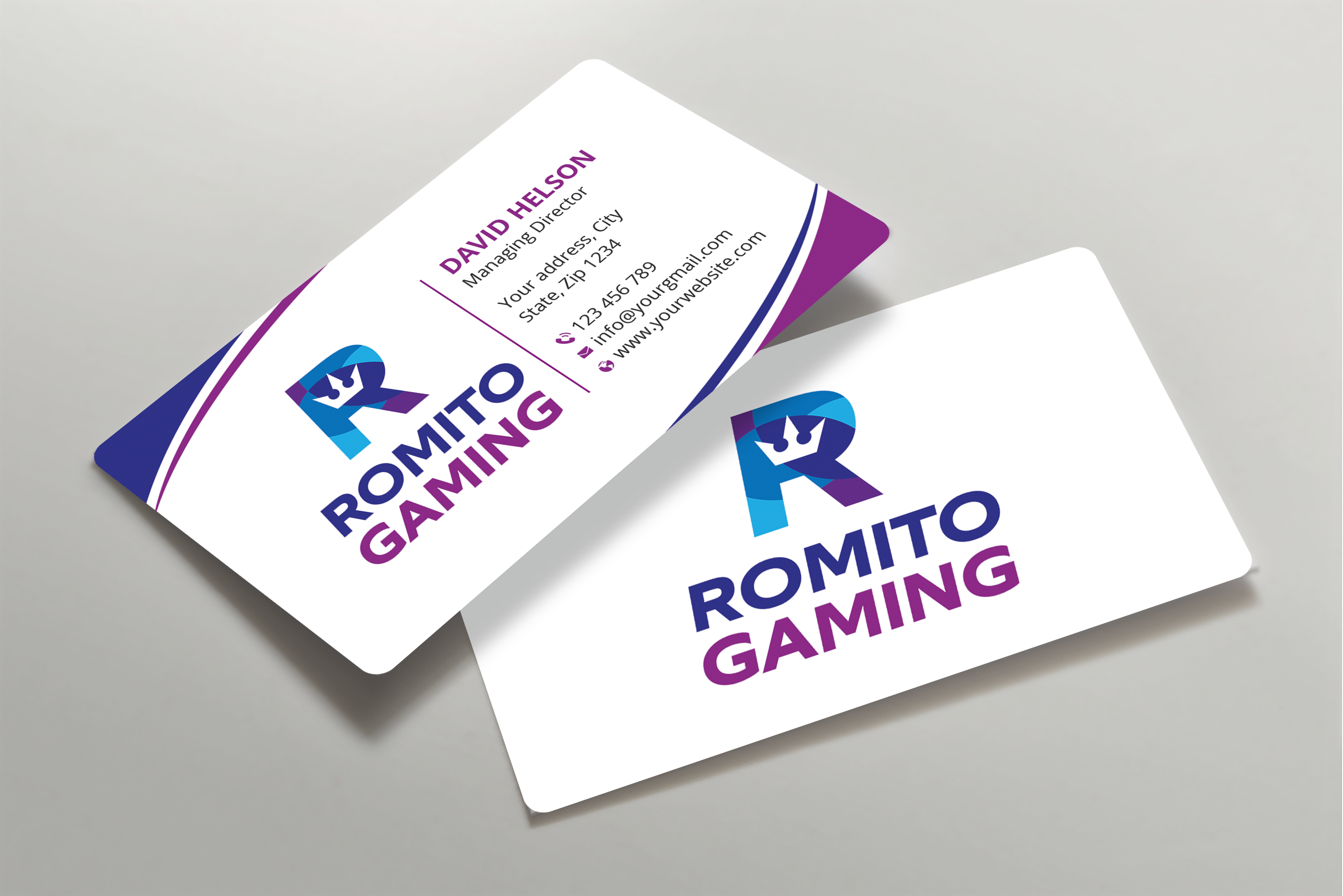 Business Card Design by Expert Bappy for Romito Gaming, LLC | Design #31097687