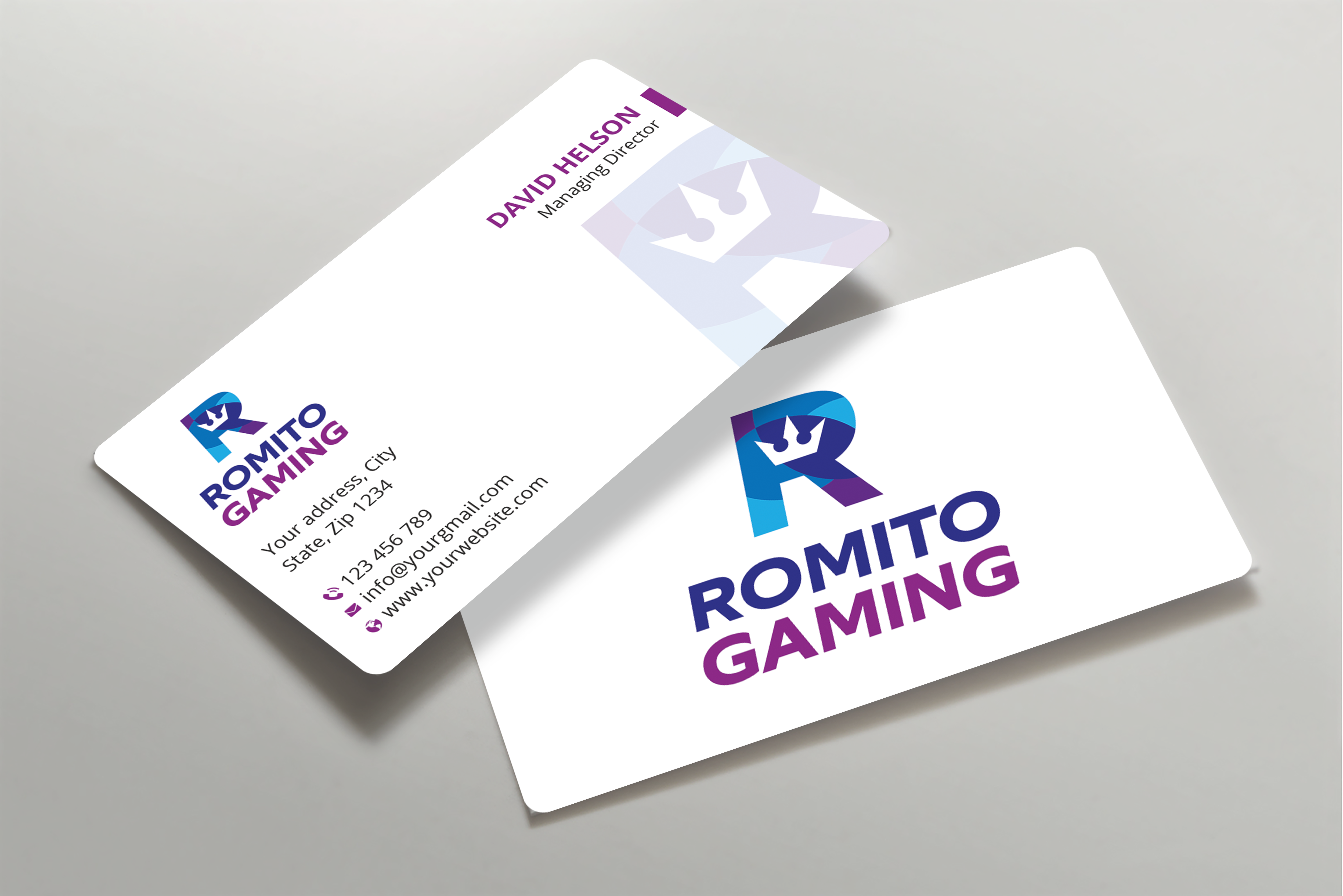 Business Card Design by Expert Bappy for Romito Gaming, LLC | Design #31098440