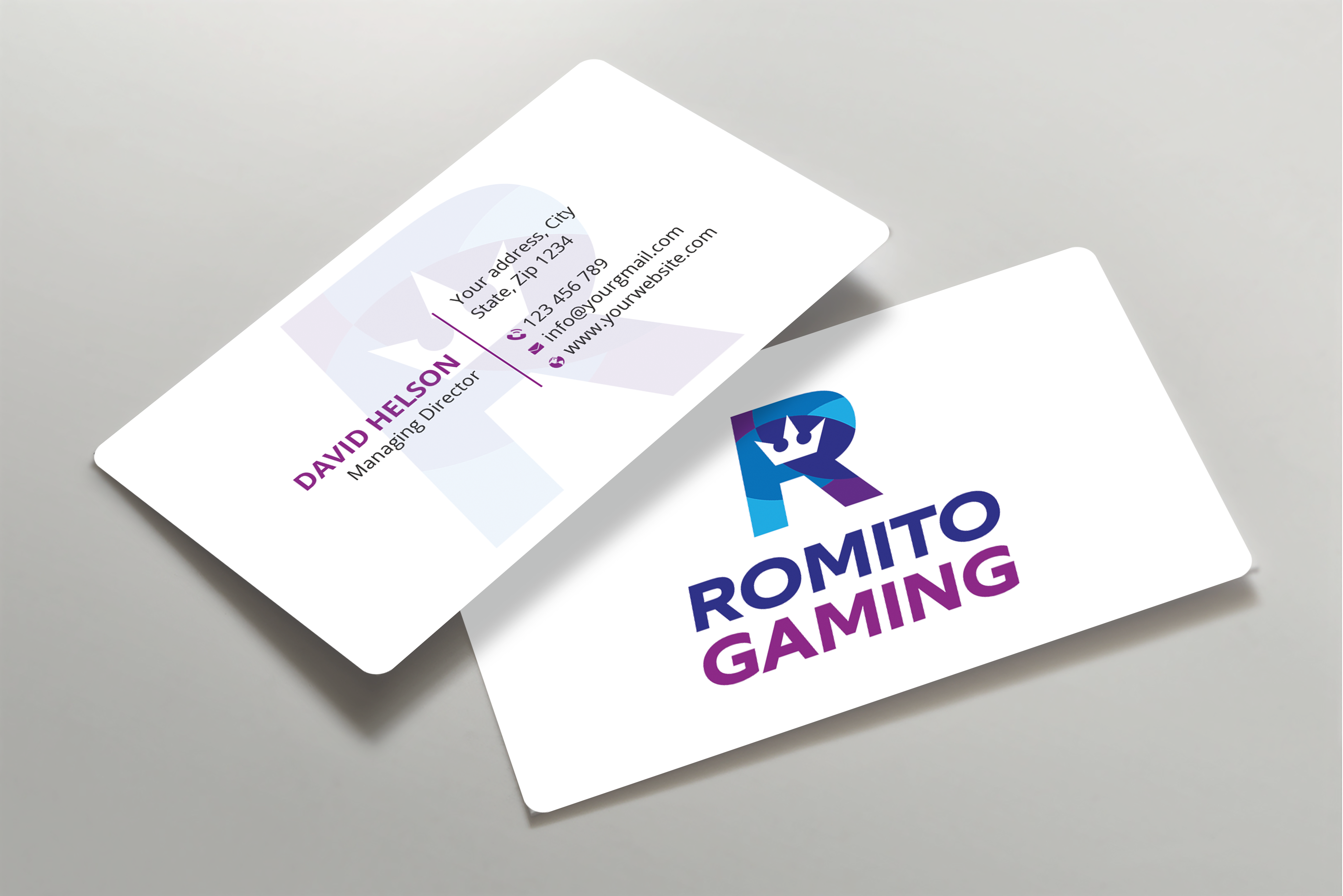 Business Card Design by Expert Bappy for Romito Gaming, LLC | Design #31098442