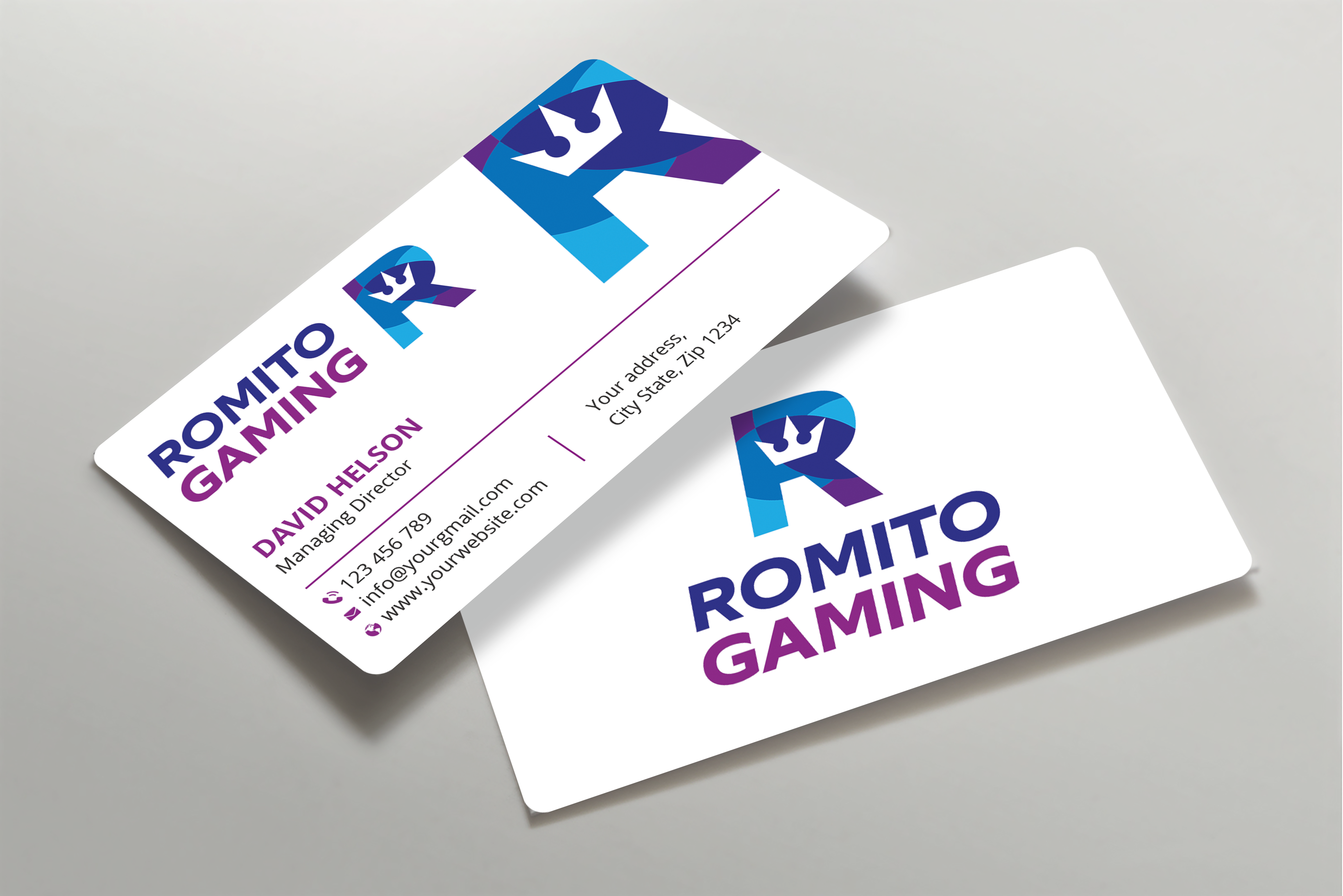 Business Card Design by Expert Bappy for Romito Gaming, LLC | Design #31098513