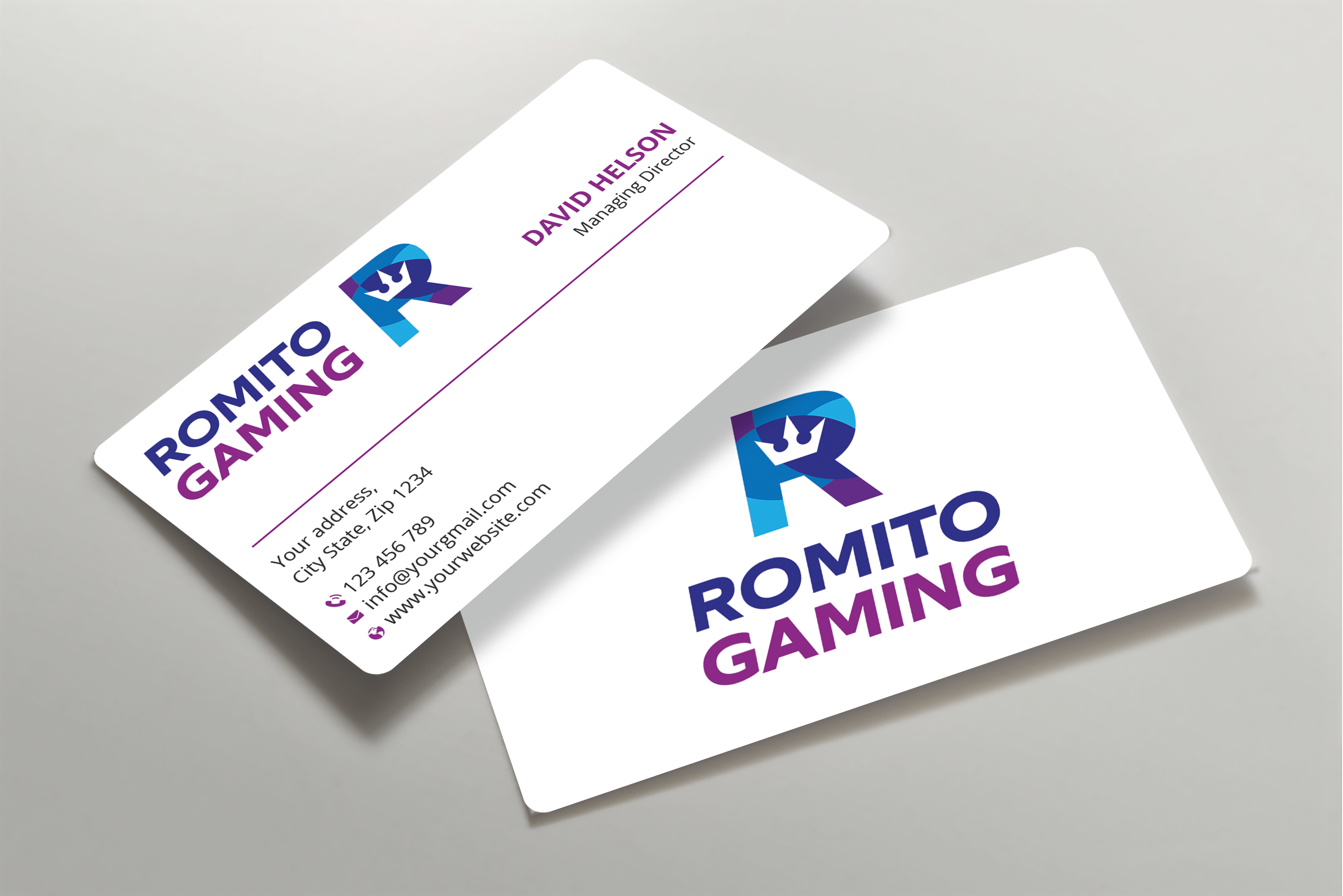 Business Card Design by Expert Bappy for Romito Gaming, LLC | Design #31098595
