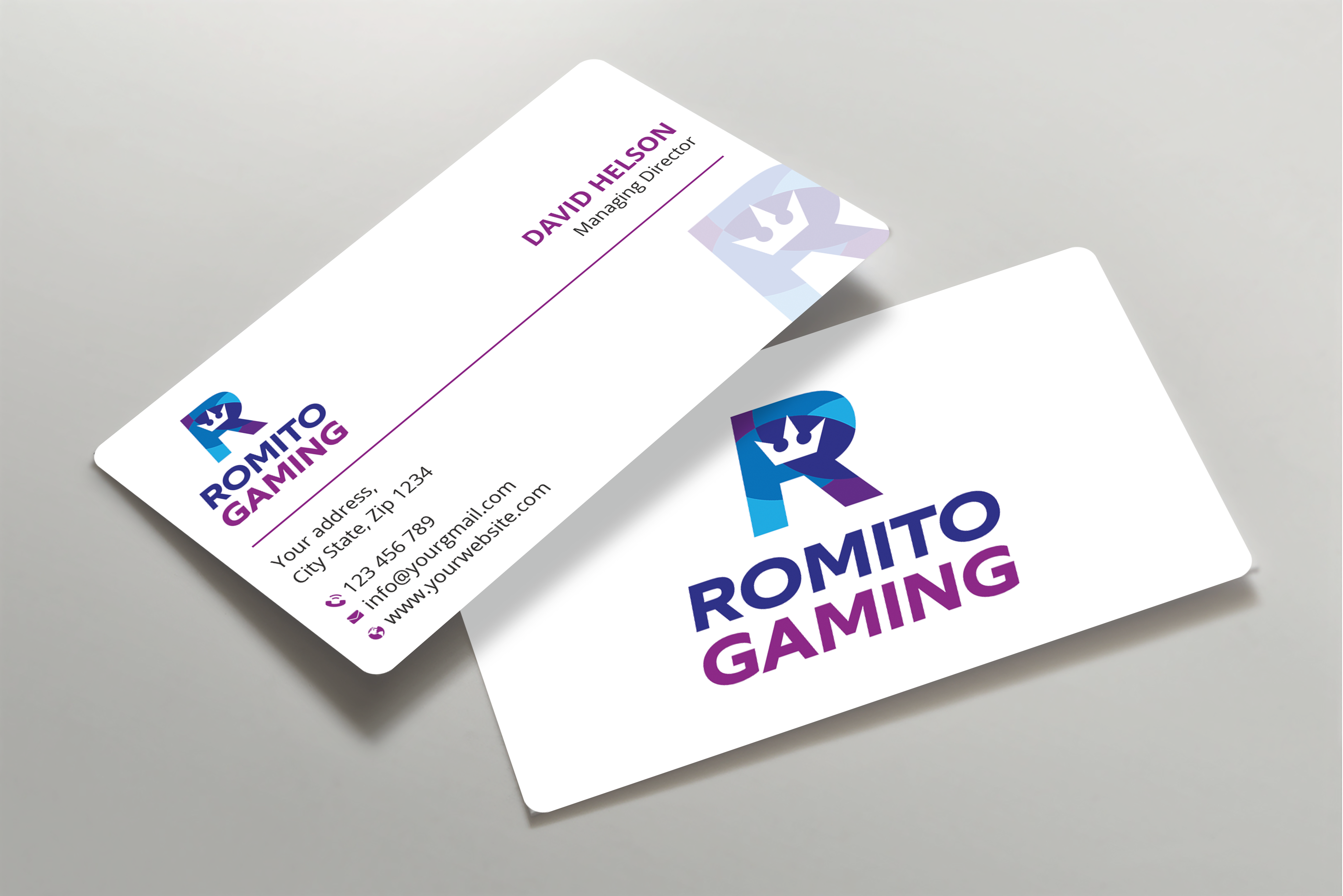 Diseño de Tarjeta de Presentación por Expert Bappy para Romito Gaming, LLC | Diseño #31098598