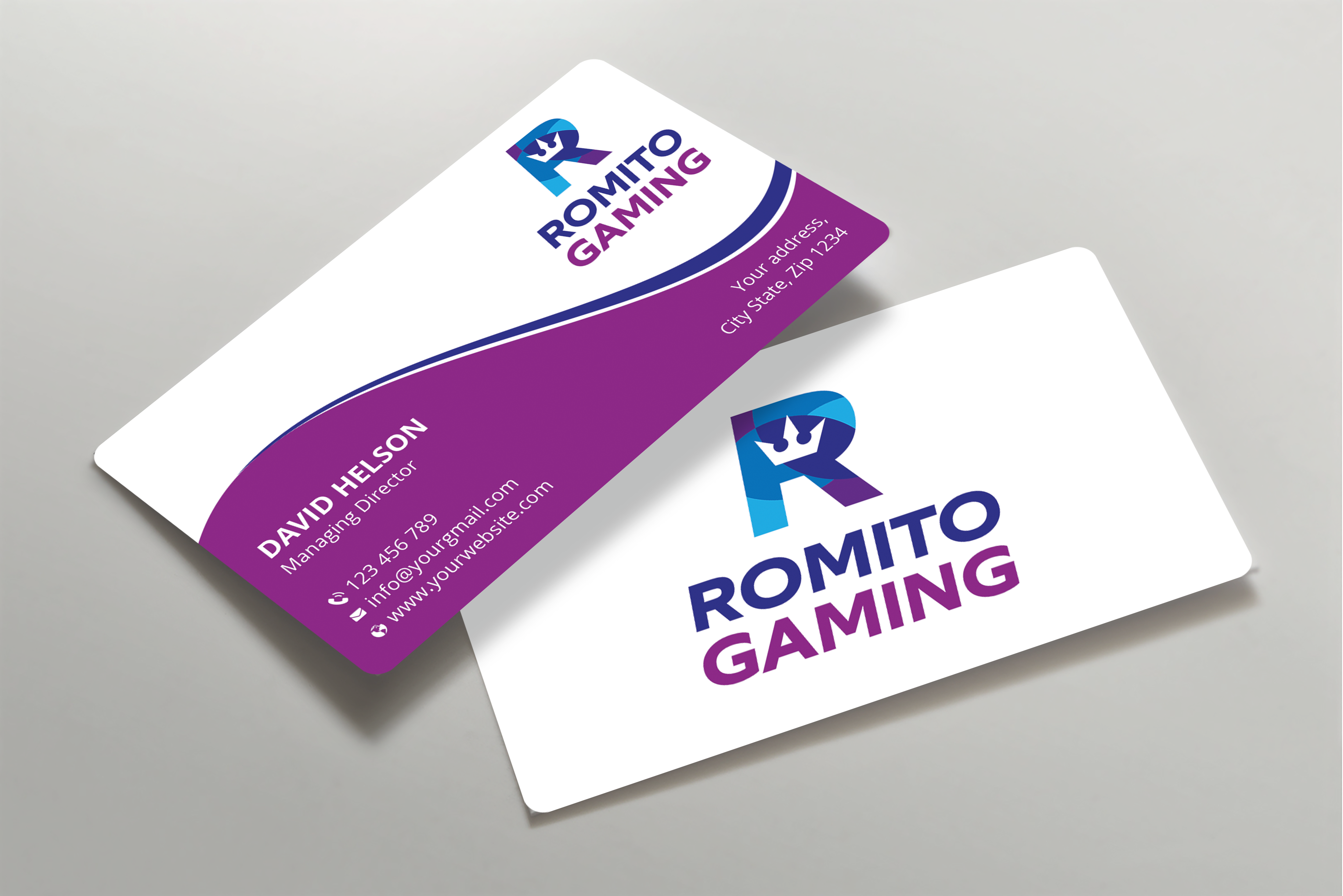 Diseño de Tarjeta de Presentación por Expert Bappy para Romito Gaming, LLC | Diseño #31098697