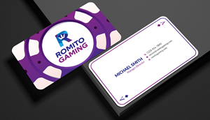 Business Card Design by Sun Moon Graphic Designer for Romito Gaming, LLC | Design: #31094314