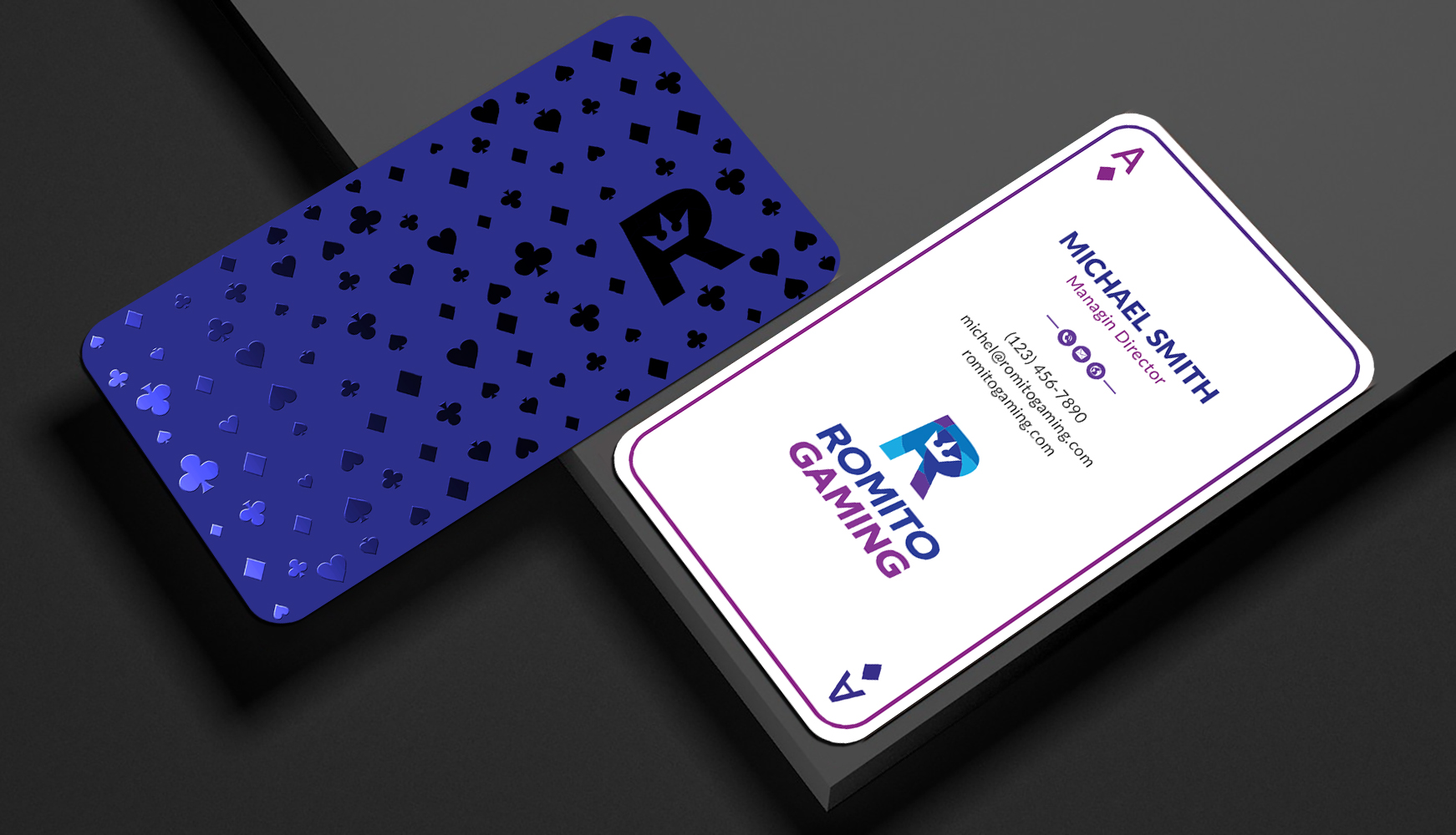 Business Card Design by Sun Moon Graphic Designer for Romito Gaming, LLC | Design #31106830